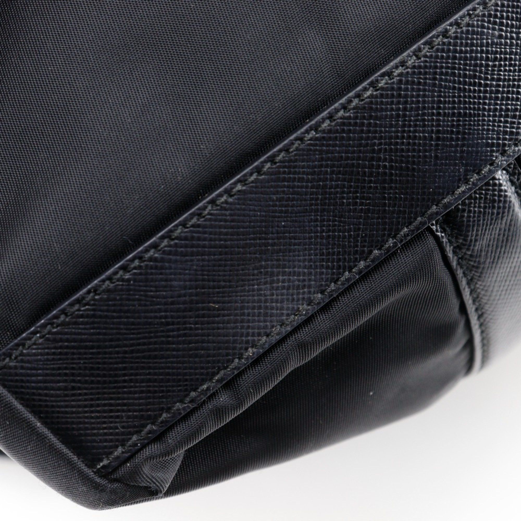 Prada Prada Tote Bag BR2311 Nylon and Leather NERO Black Women's Size ONE SIZE - 9 Thumbnail