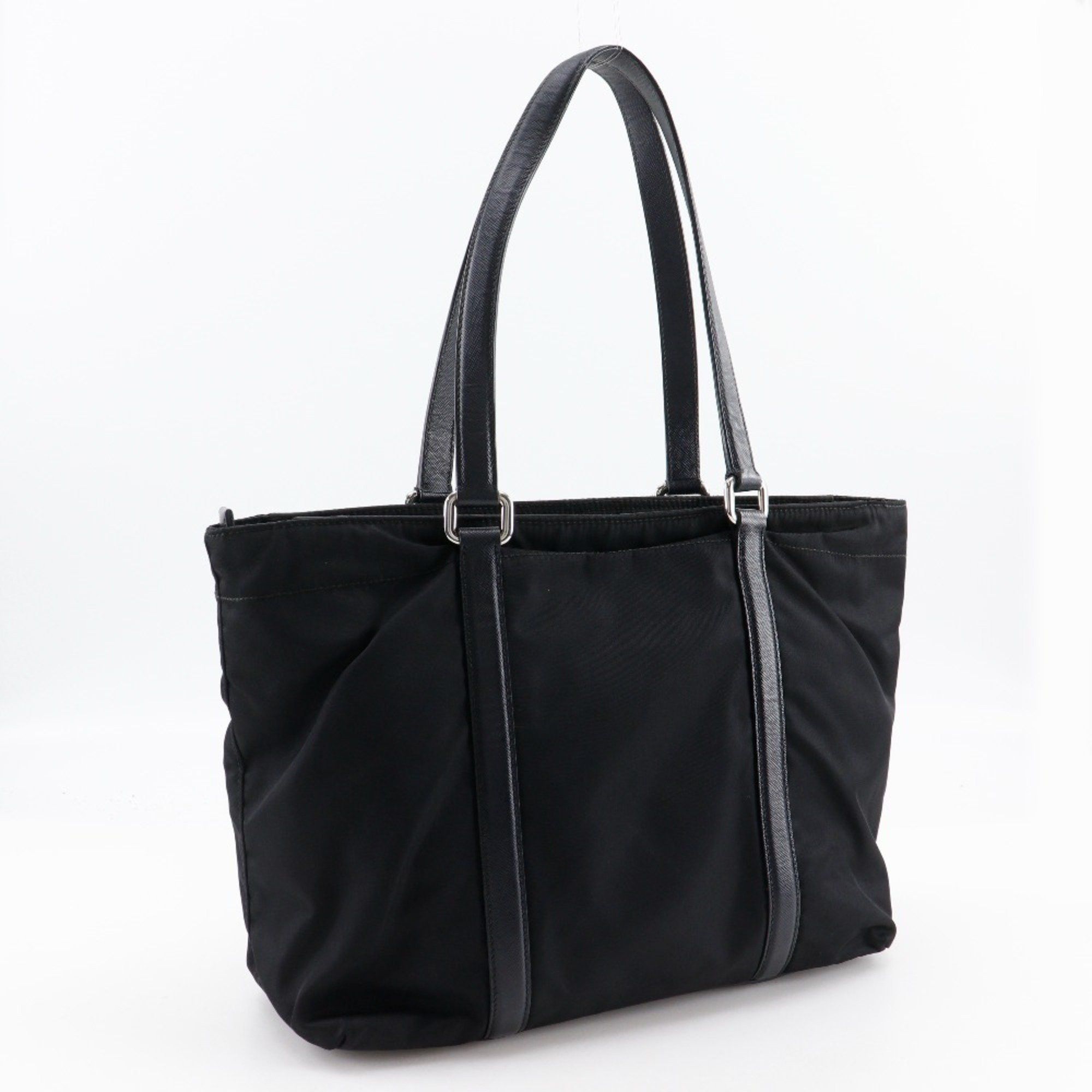 Prada Prada Tote Bag BR2311 Nylon and Leather NERO Black Women's Size ONE SIZE - 3 Thumbnail