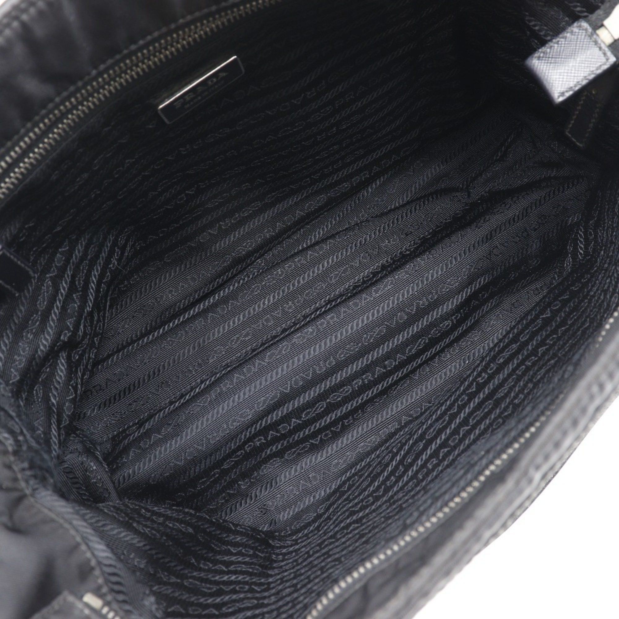Prada Prada Tote Bag BR2311 Nylon and Leather NERO Black Women's Size ONE SIZE - 7 Thumbnail