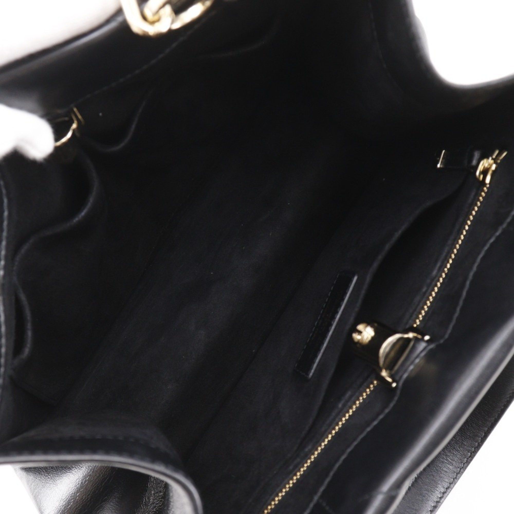 Dior Christian Dior Essential Small Tote Bag, Archi Cannage, M8720OZVJ, Black Leather, A5, Women's Size ONE SIZE - 6 Thumbnail