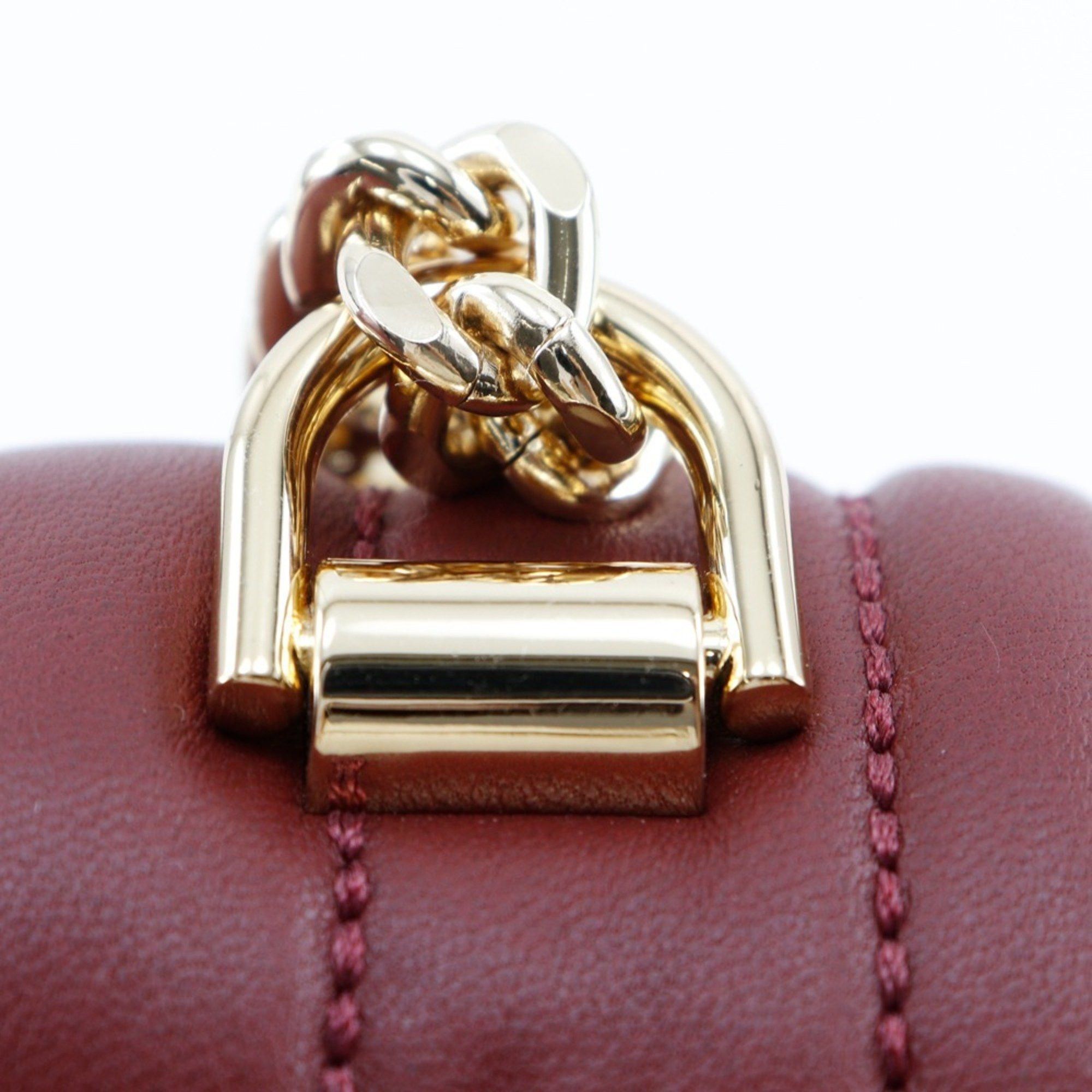 Michael Kors Michael Kors Whitney Shoulder Bag, Chain 30F8GXIL3T, Red Calfskin, Flap, Whitney, Women's Size ONE SIZE - 14 Thumbnail