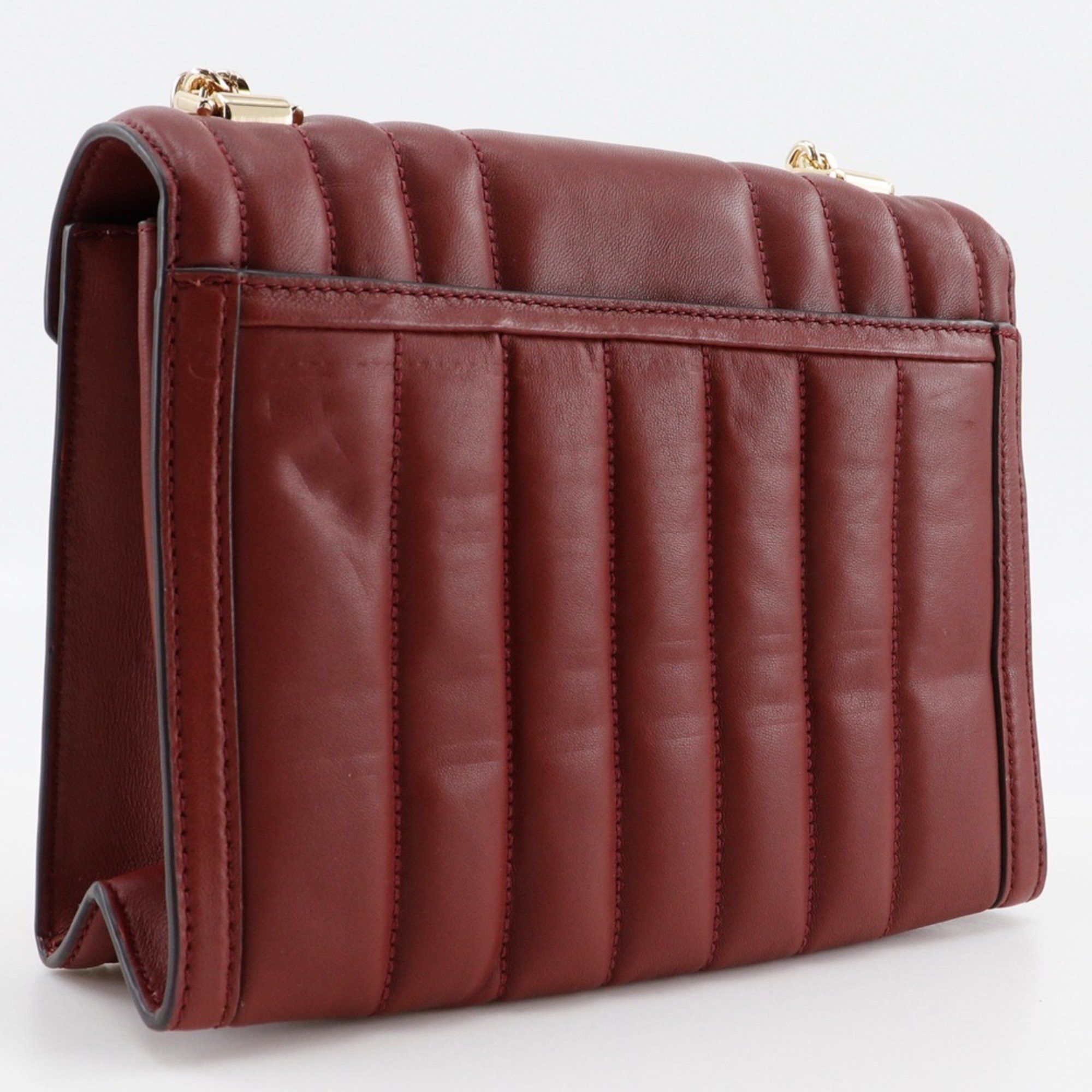 Michael Kors Michael Kors Whitney Shoulder Bag, Chain 30F8GXIL3T, Red Calfskin, Flap, Whitney, Women's Size ONE SIZE - 3 Thumbnail