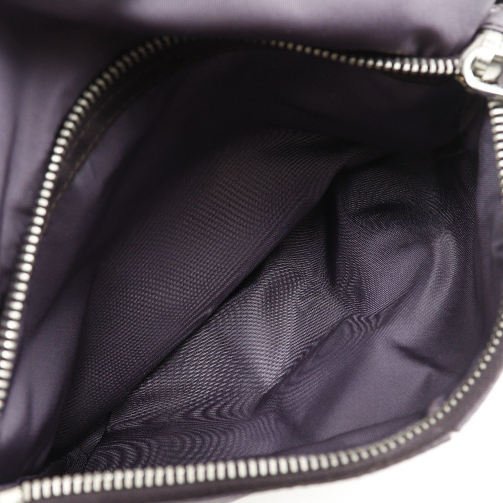 Prada Prada Women's Shoulder Bag BT0687, Nylon and Leather MIRTILLO, Purple, A5 Size, with Belt Clasp Size ONE SIZE - 8 Thumbnail
