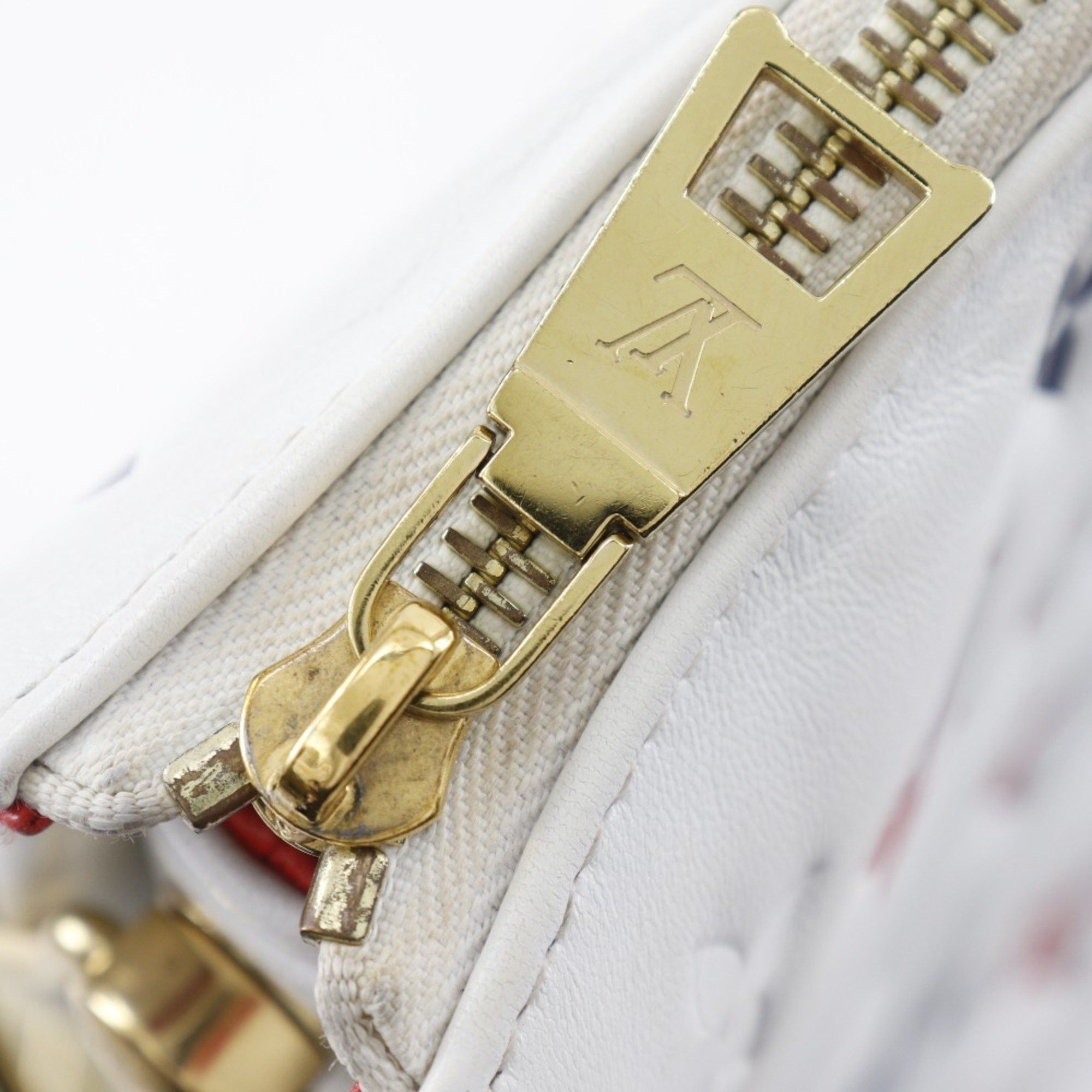 Louis Vuitton Louis Vuitton Kussan PM Shoulder Bag/Monogram Clutch M23466, White Sheepskin Leather, 2-Way, Women's Size ONE SIZE - 12 Thumbnail