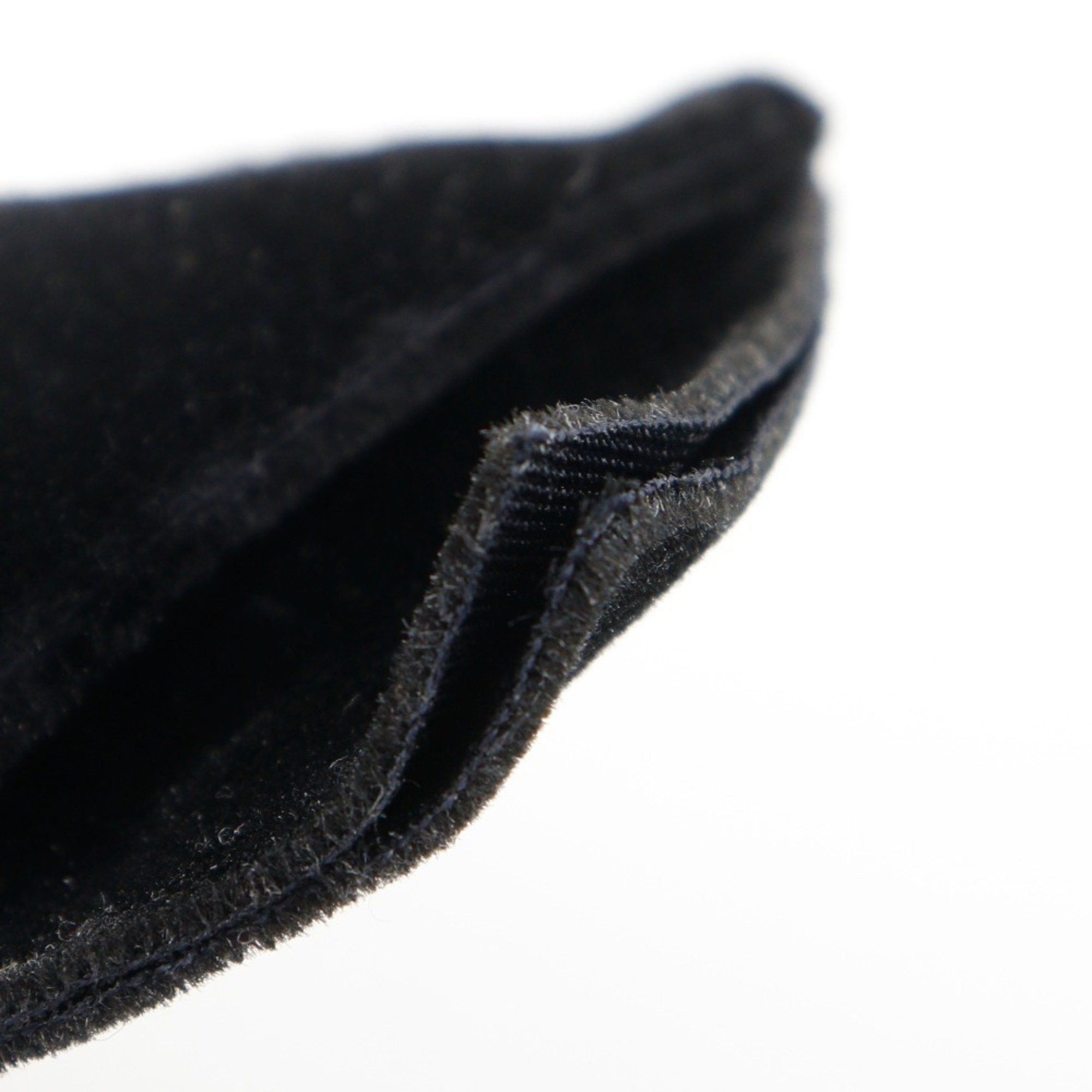 Chanel CHANEL Camellia Ribbon Barrette, Velvet, Black, Women's, B-Rank Size ONE SIZE - 9 Thumbnail