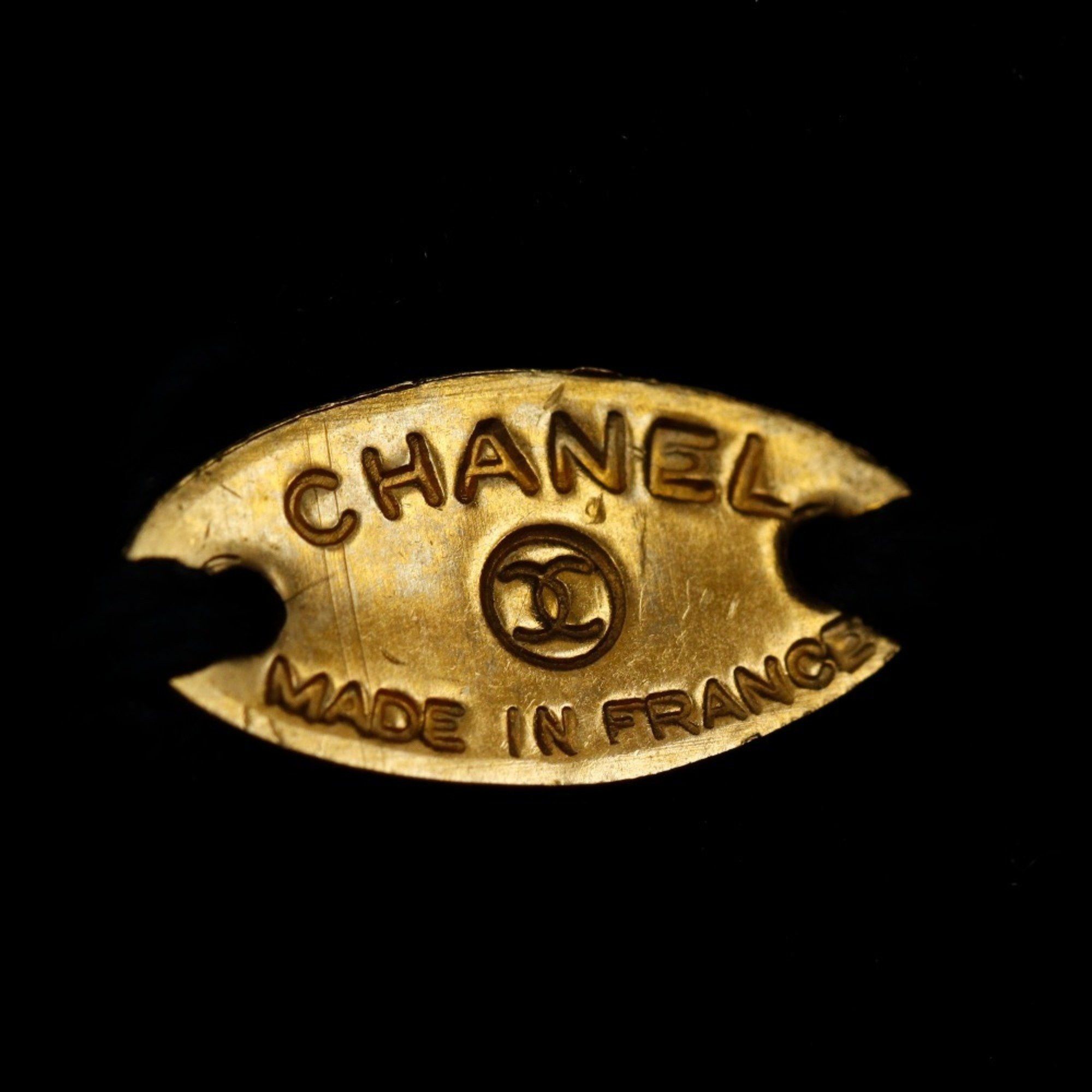 Chanel CHANEL Camellia Ribbon Barrette, Velvet, Black, Women's, B-Rank Size ONE SIZE - 12 Thumbnail