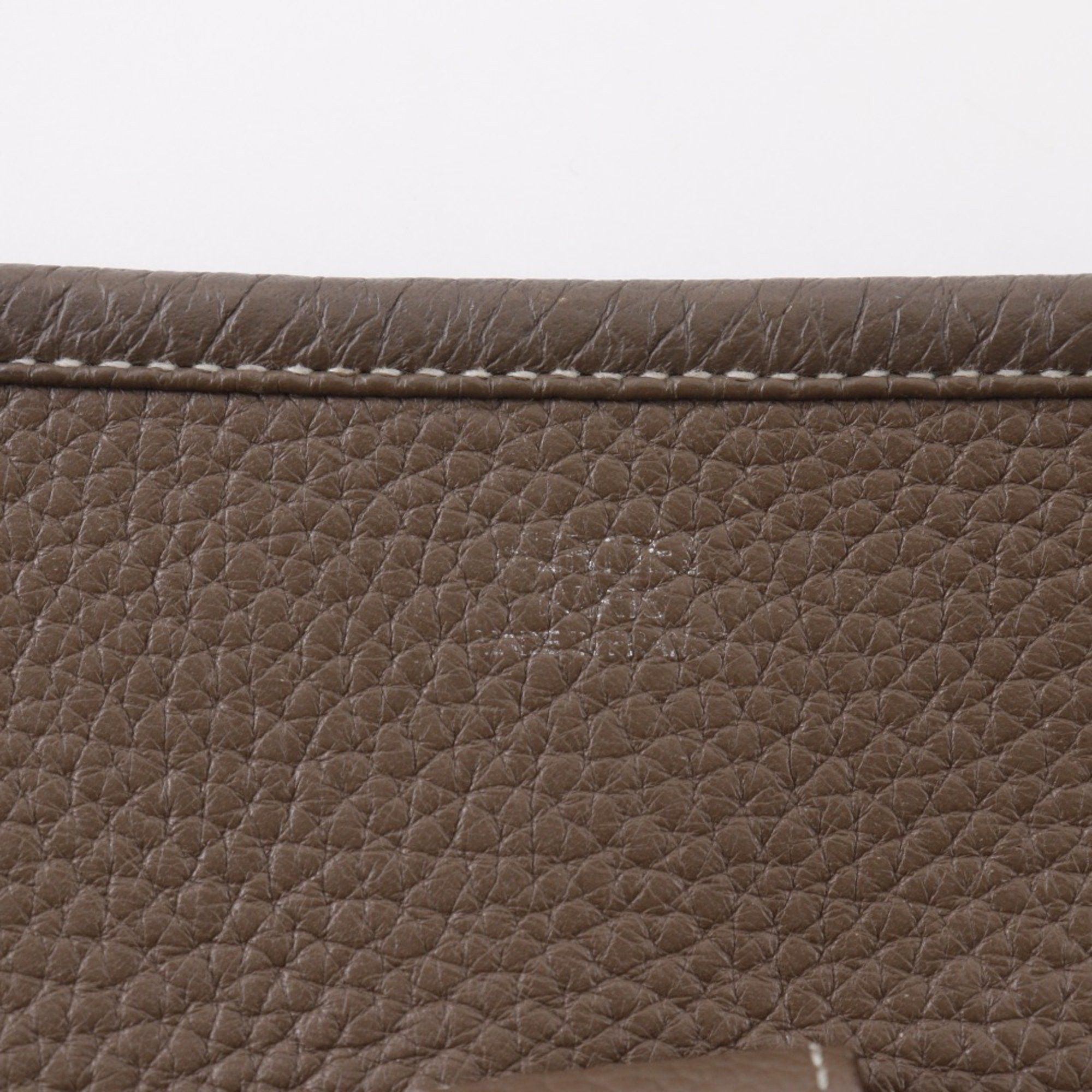 Hermes Hermes Hermès Evelyne 3GM Shoulder Bag, Taurillon Clemence Etoupe, 2012, Snap Button, 3GM, Women's Size ONE SIZE - 10 Thumbnail