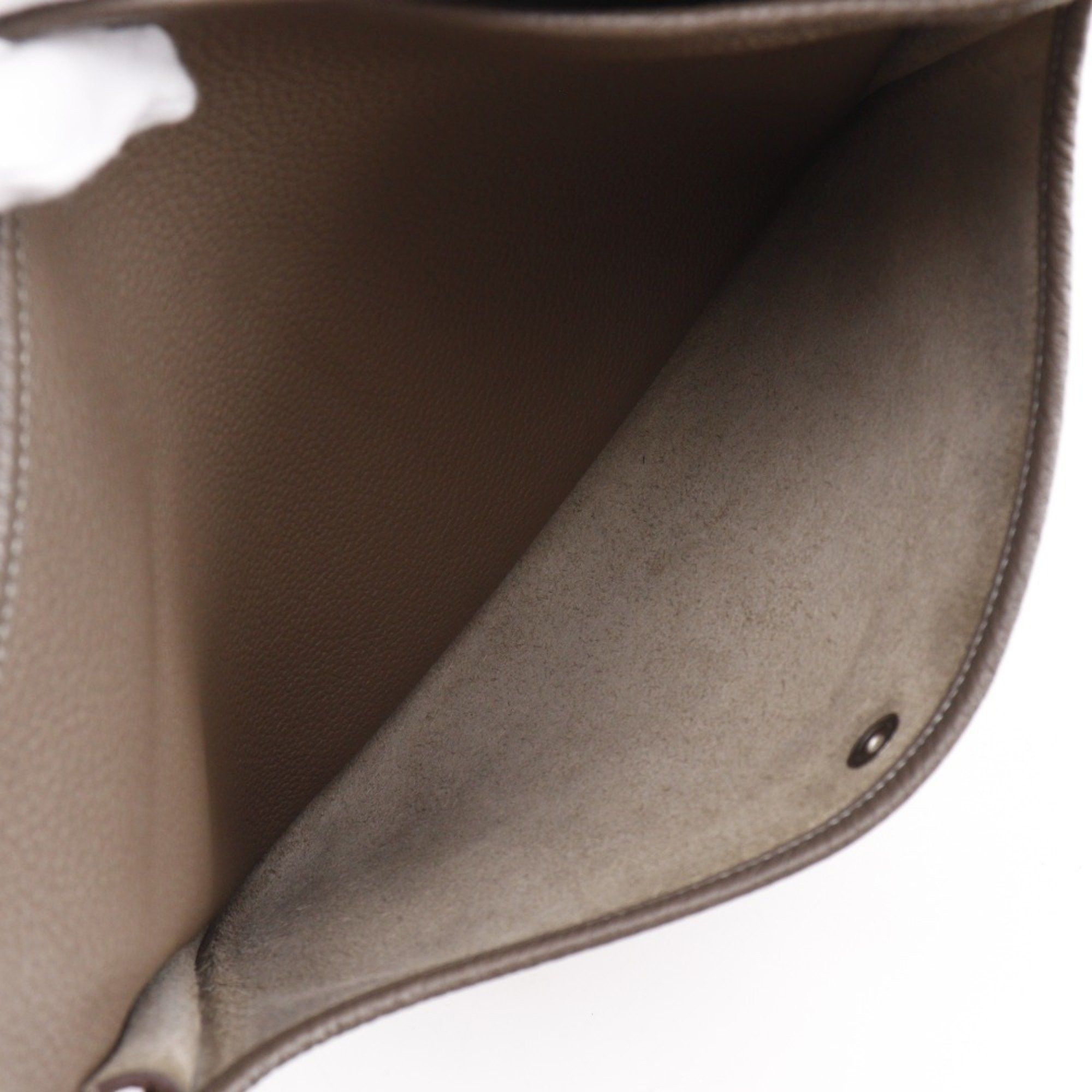 Hermes Hermes Hermès Evelyne 3GM Shoulder Bag, Taurillon Clemence Etoupe, 2012, Snap Button, 3GM, Women's Size ONE SIZE - 9 Thumbnail