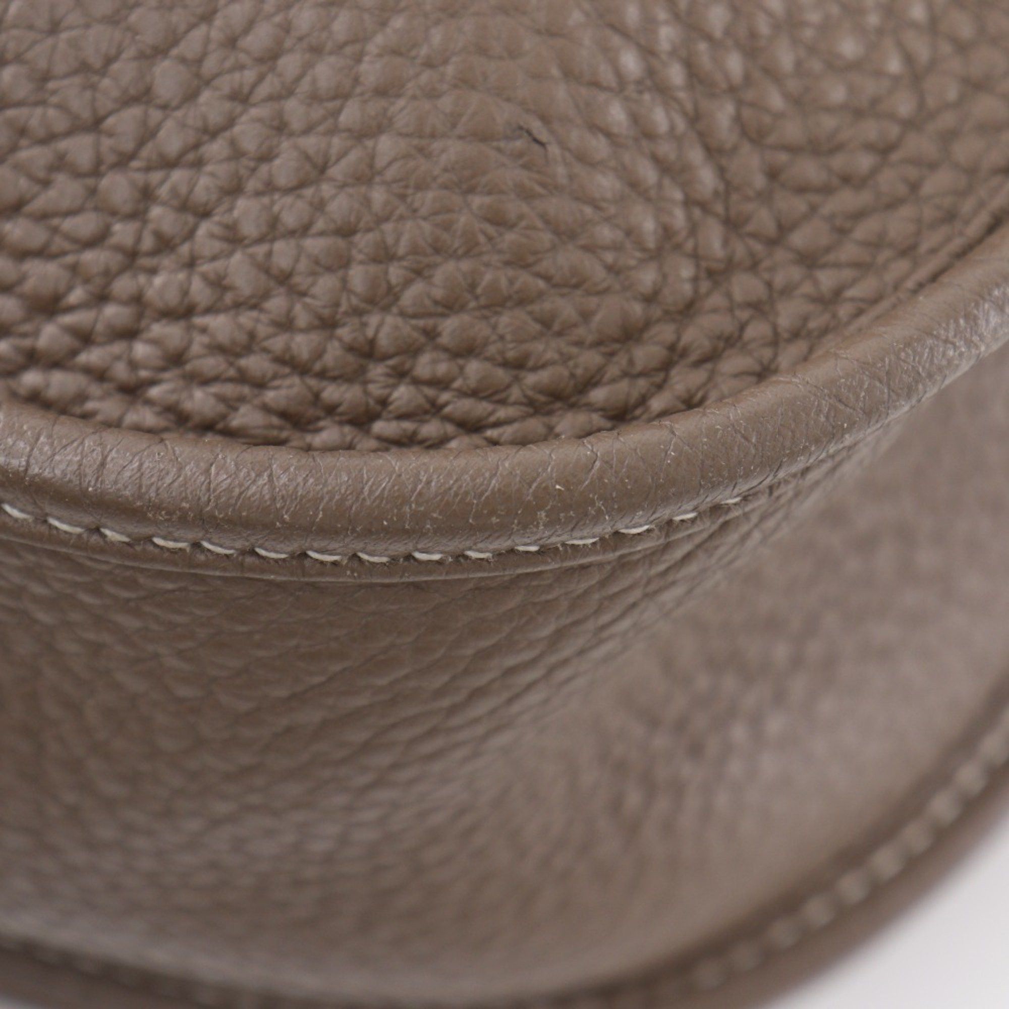 Hermes Hermes Hermès Evelyne 3GM Shoulder Bag, Taurillon Clemence Etoupe, 2012, Snap Button, 3GM, Women's Size ONE SIZE - 5 Thumbnail