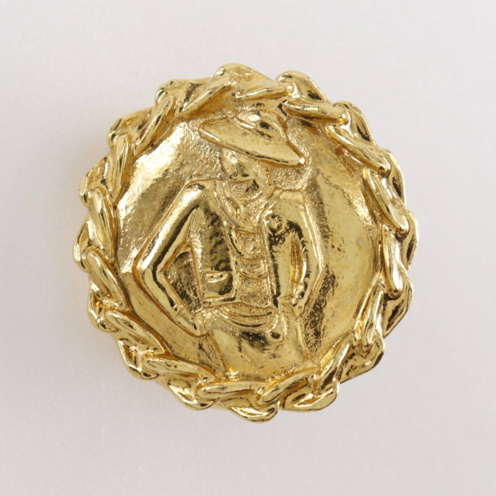 Chanel CHANEL Coco Mademoiselle Earrings, Gold Plated, Approx. 21.2g, Women's Size ONE SIZE - 5 Thumbnail