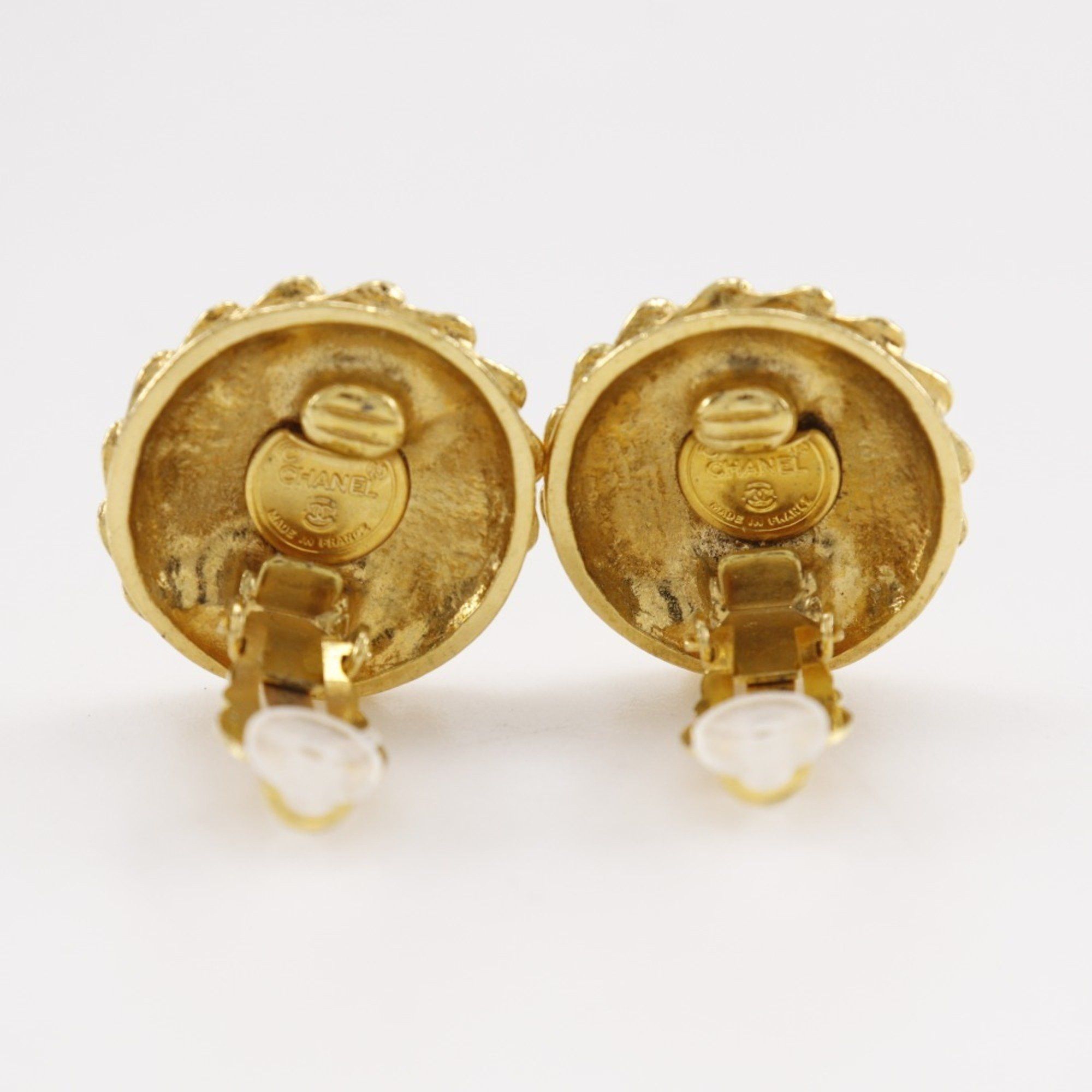 Chanel CHANEL Coco Mademoiselle Earrings, Gold Plated, Approx. 21.2g, Women's Size ONE SIZE - 4 Thumbnail