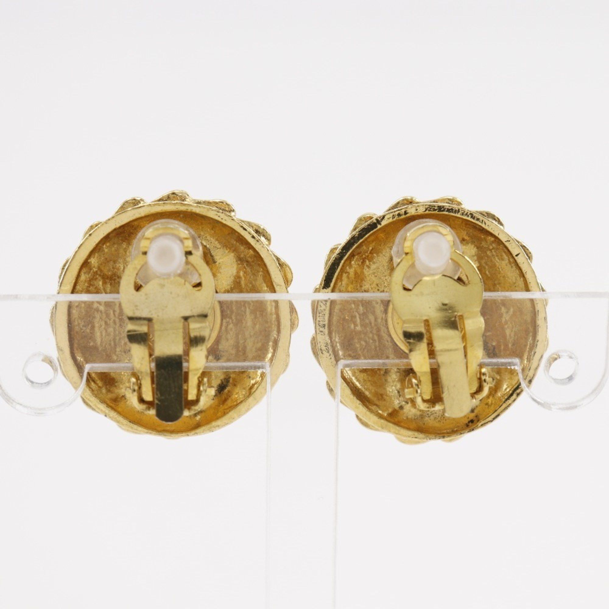 Chanel CHANEL Coco Mademoiselle Earrings, Gold Plated, Approx. 21.2g, Women's Size ONE SIZE - 3 Thumbnail