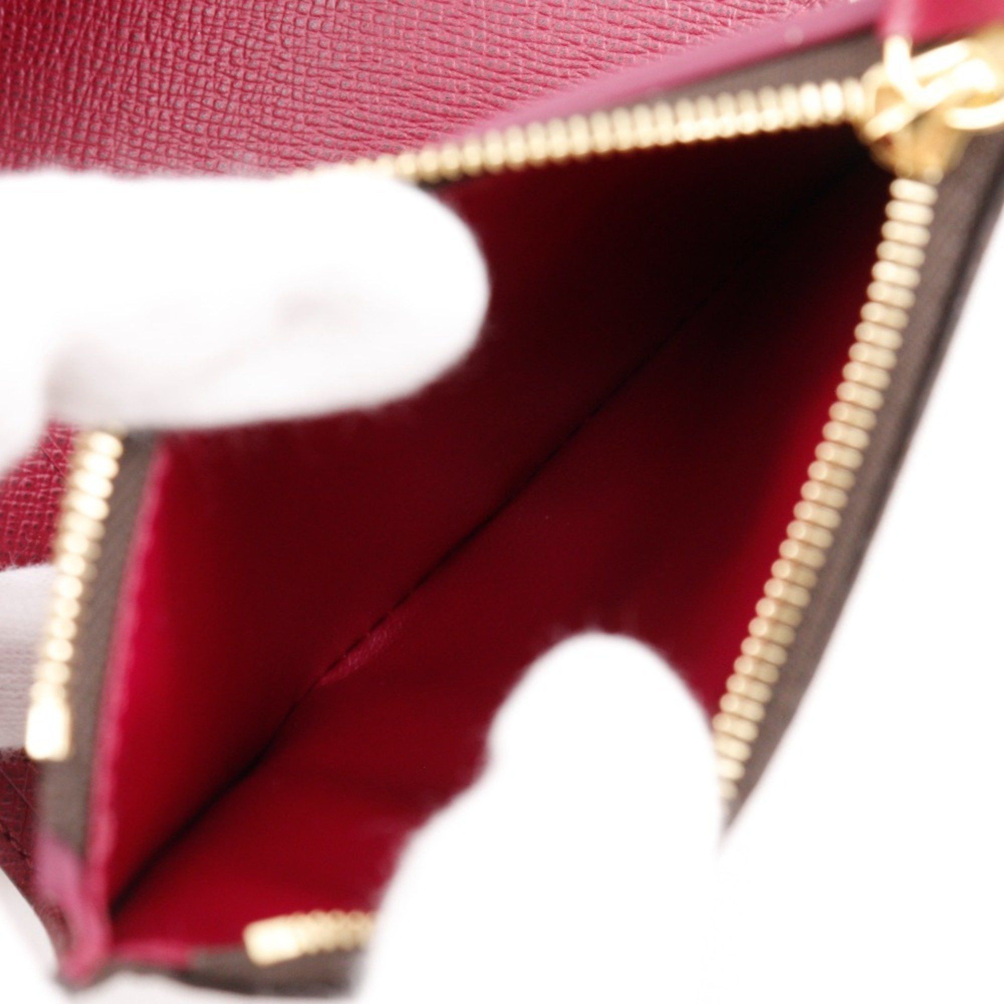 Louis Vuitton Louis Vuitton Portefeuille Victorine Tri-fold Wallet, Fuchsia Monogram, M41938, Monogram Canvas, and Wine Red Size ONE SIZE - 7 Thumbnail