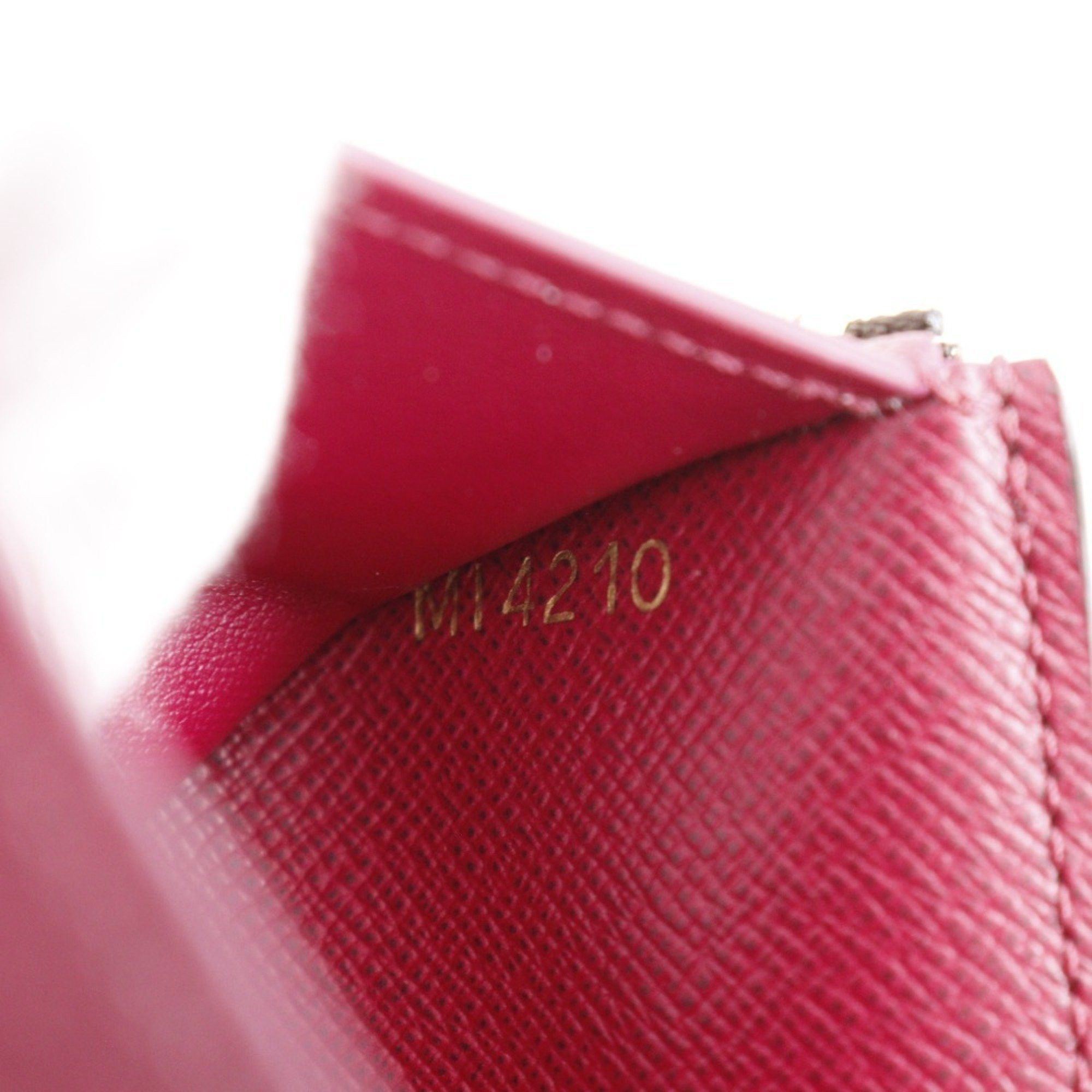Louis Vuitton Louis Vuitton Portefeuille Victorine Tri-fold Wallet, Fuchsia Monogram, M41938, Monogram Canvas, and Wine Red Size ONE SIZE - 8 Thumbnail
