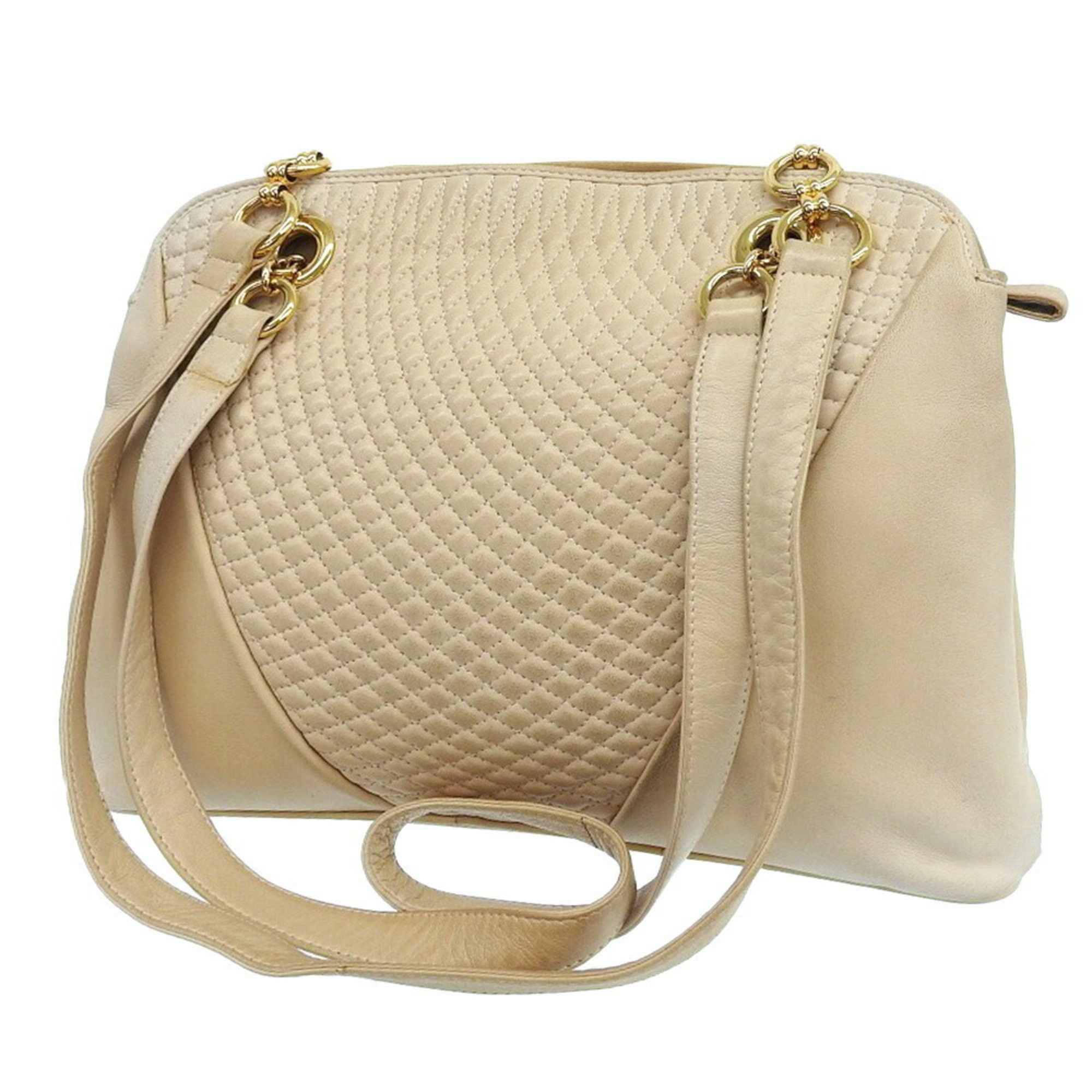 Bally BALLY shoulder bag in beige quilted leather Size ONE SIZE - 2 Thumbnail