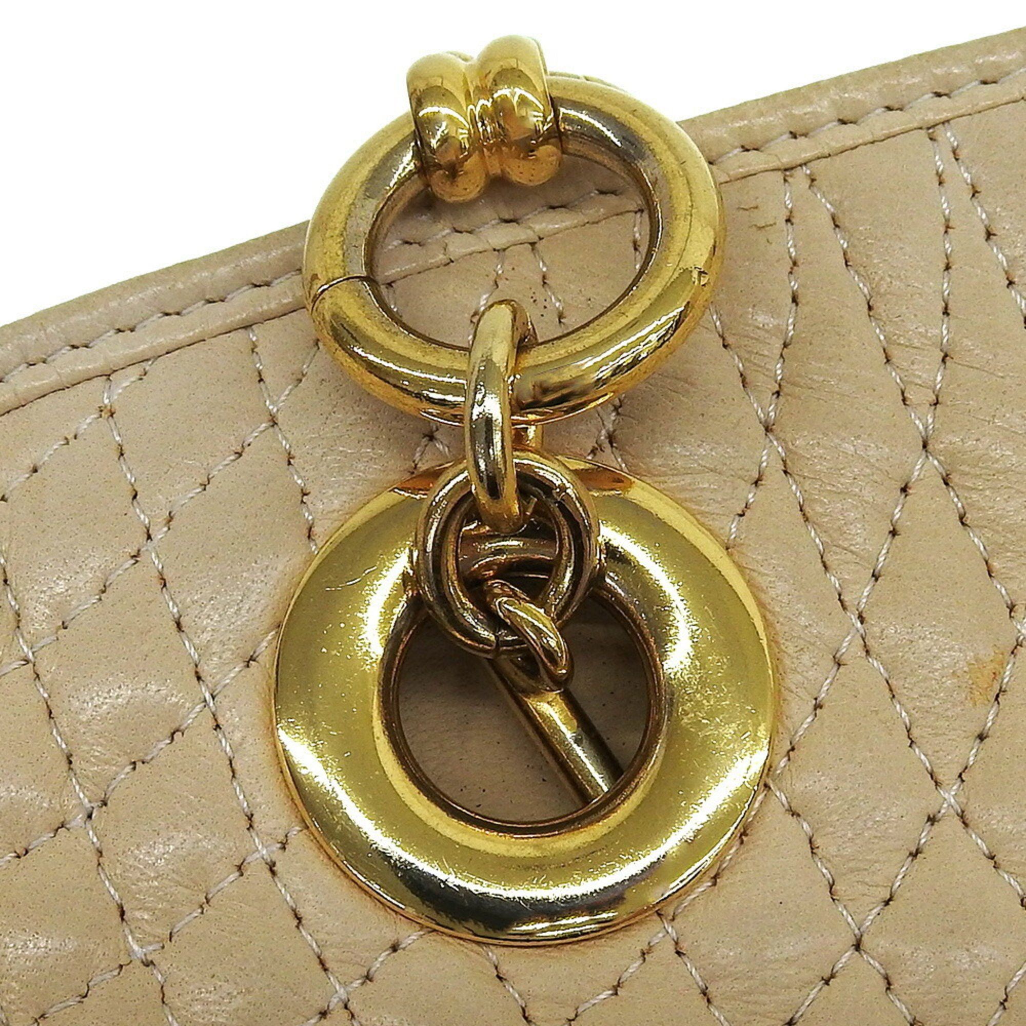 Bally BALLY shoulder bag in beige quilted leather Size ONE SIZE - 7 Thumbnail