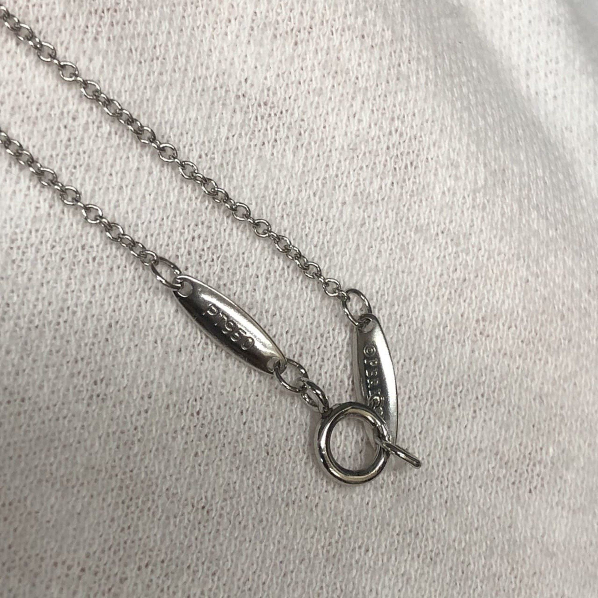 Tiffany & Co. TIFFANY & Co. Tiffany Necklace 44cm Heart Platinum 950 for Men and Women Size ONE SIZE - 8 Thumbnail