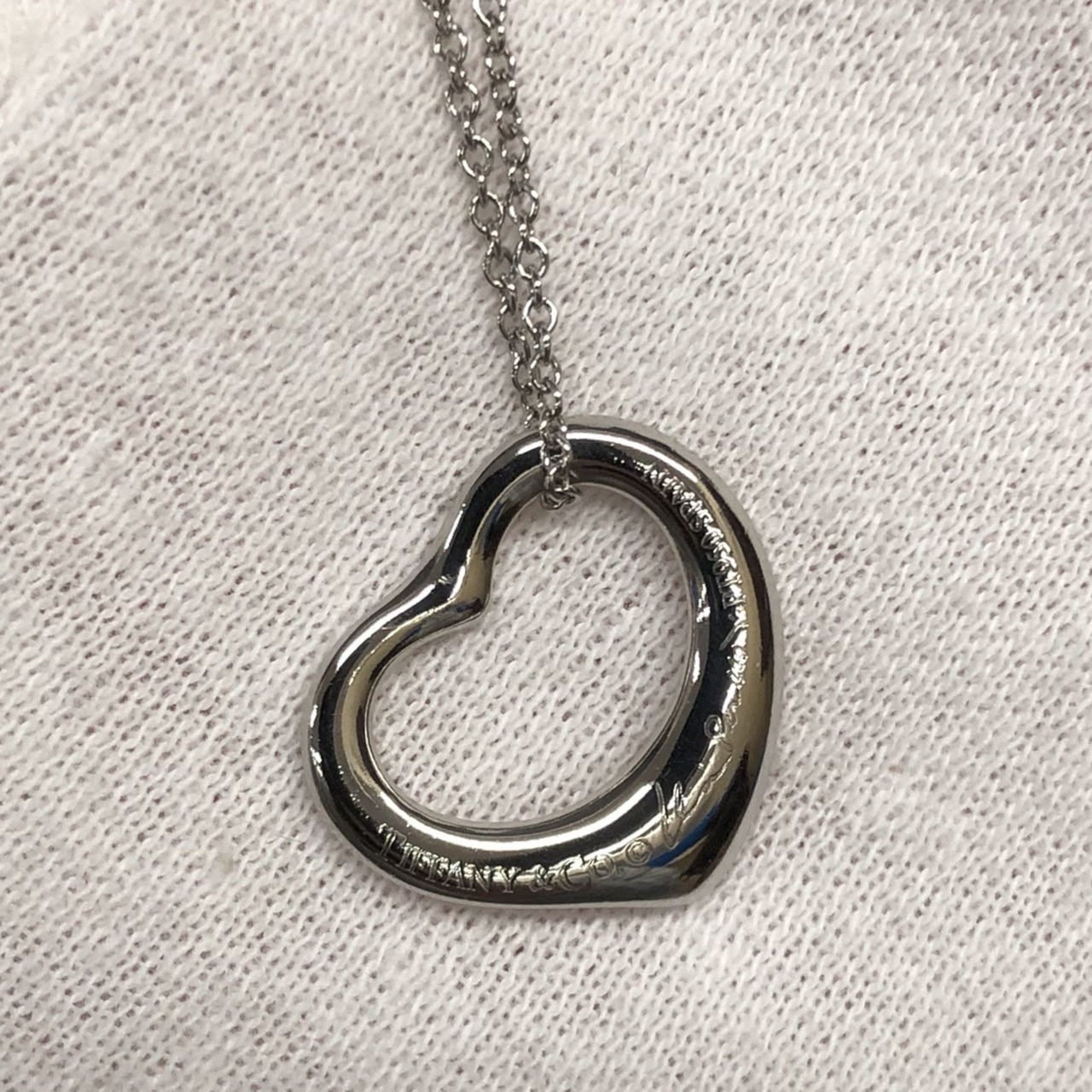 Tiffany & Co. TIFFANY & Co. Tiffany Necklace 44cm Heart Platinum 950 for Men and Women Size ONE SIZE - 6 Thumbnail