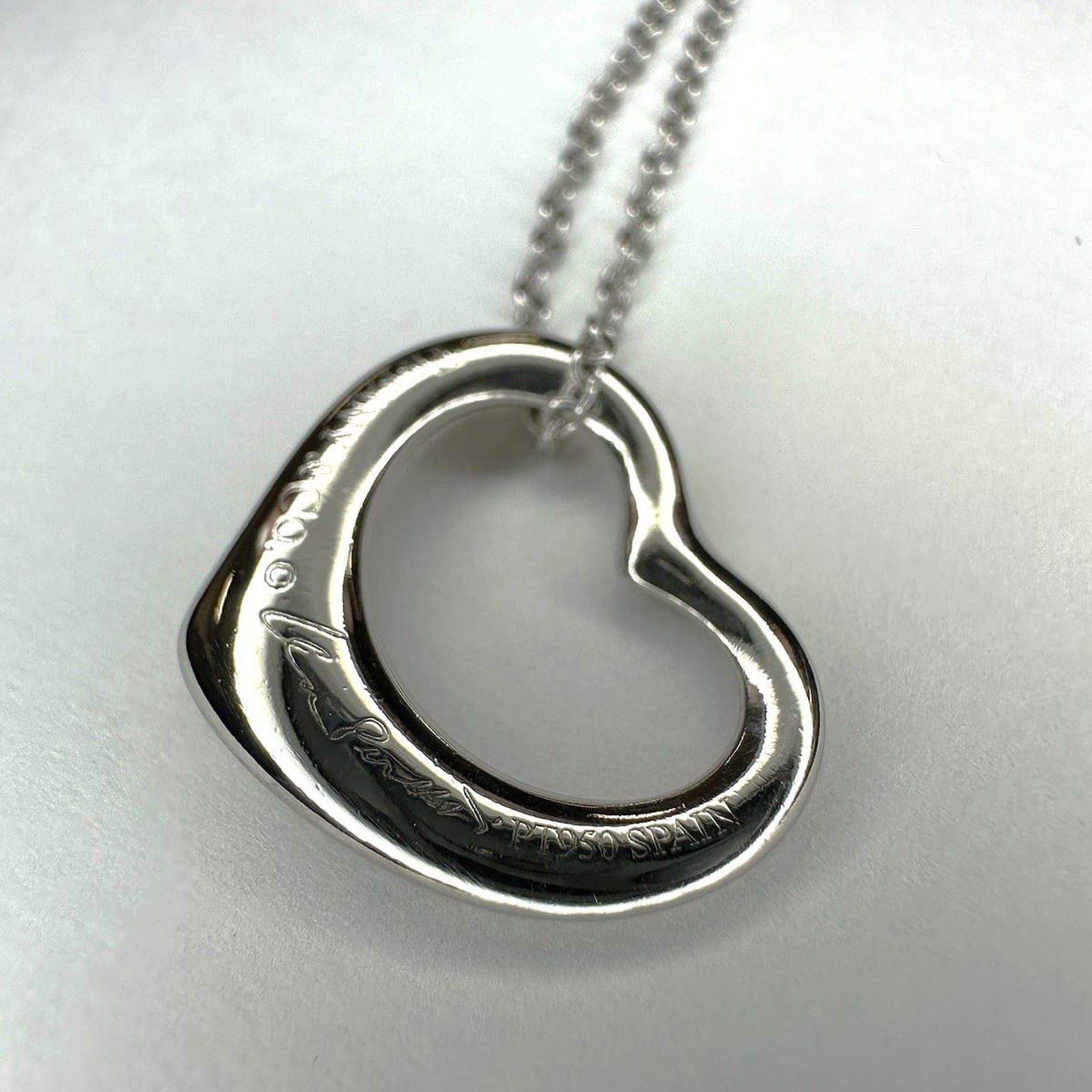 Tiffany & Co. TIFFANY & Co. Tiffany Necklace 44cm Heart Platinum 950 for Men and Women Size ONE SIZE - 5 Thumbnail