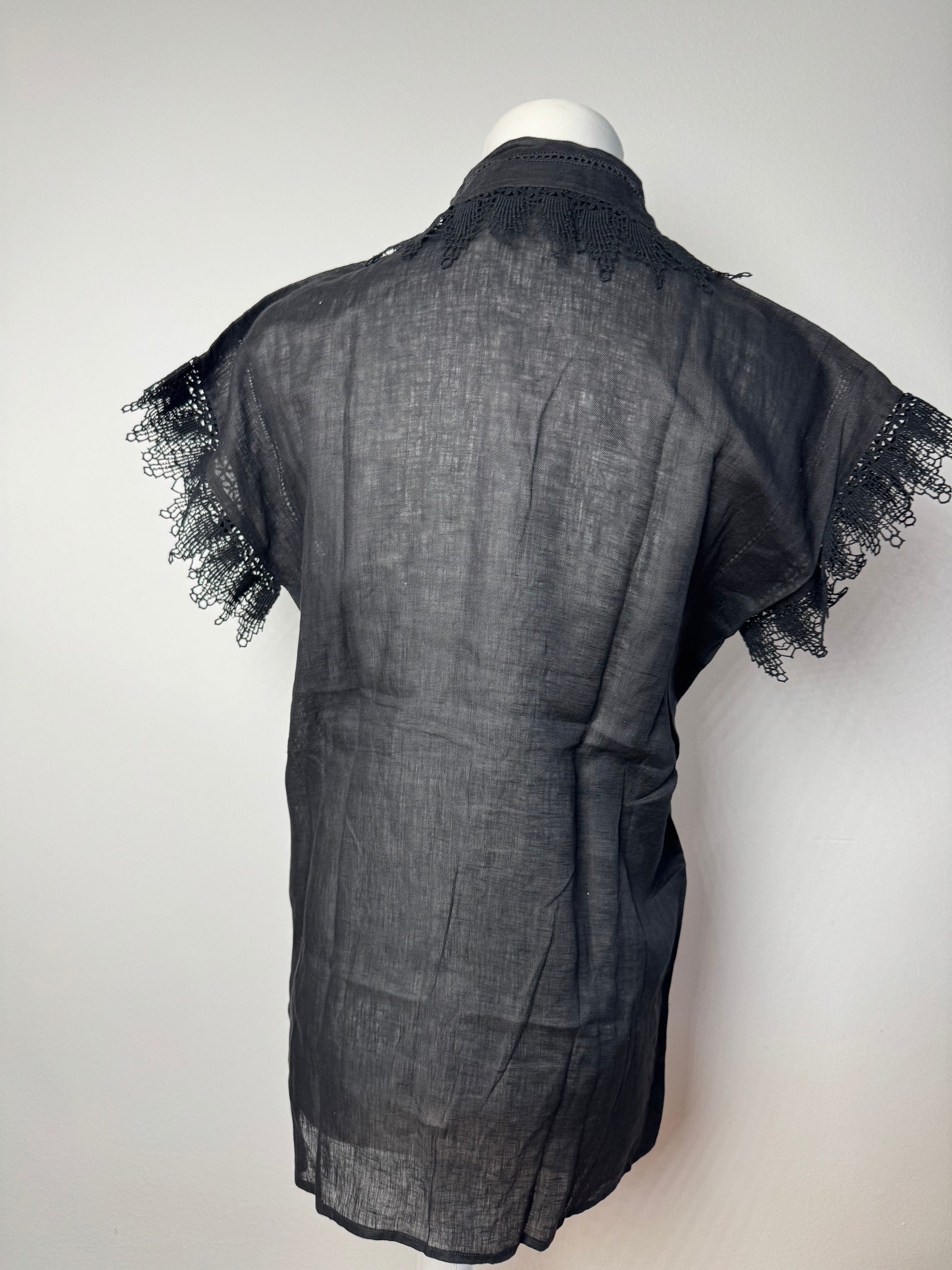 Gucci Vintage Linen Top Black M Size M / US 6-8 / IT 42-44 - 14 Thumbnail
