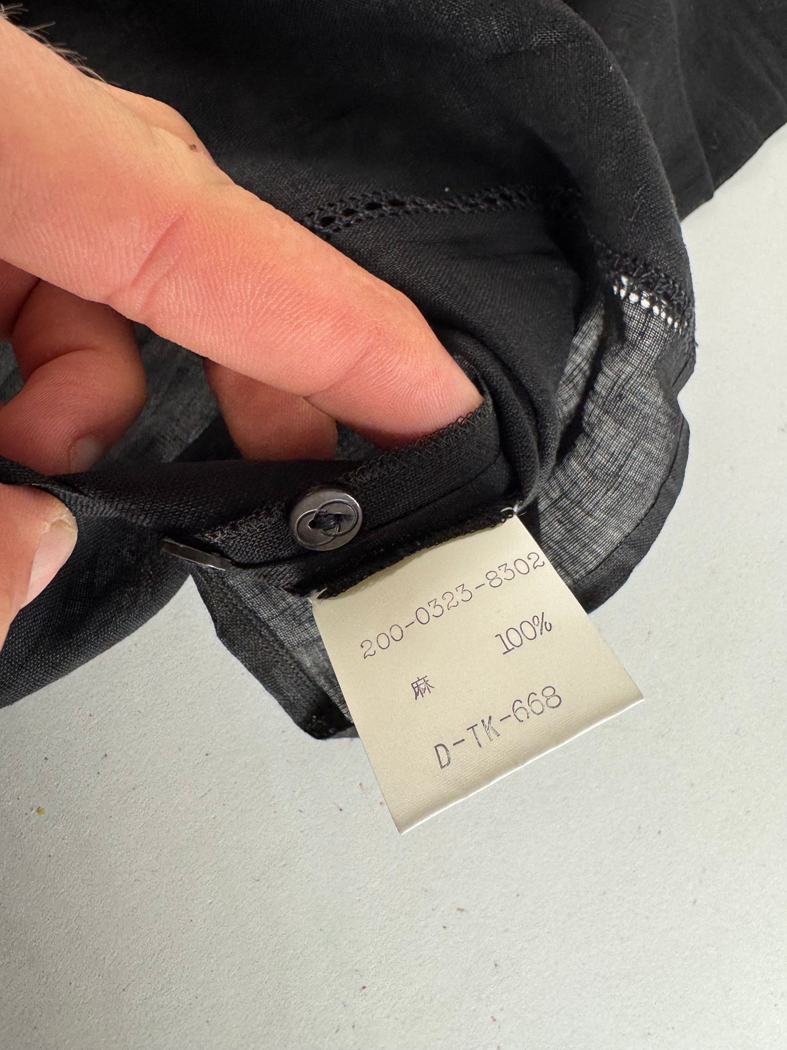 Gucci Vintage Linen Top Black M Size M / US 6-8 / IT 42-44 - 9 Thumbnail