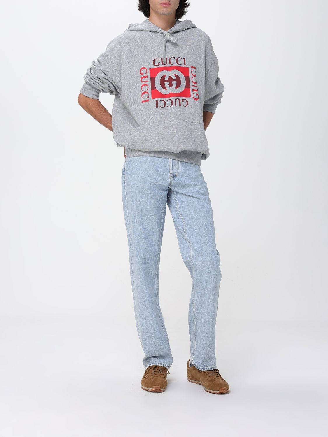 Gucci Gucci Sweatshirt Men Grey Size US S / EU 44-46 / 1 - 2 Thumbnail