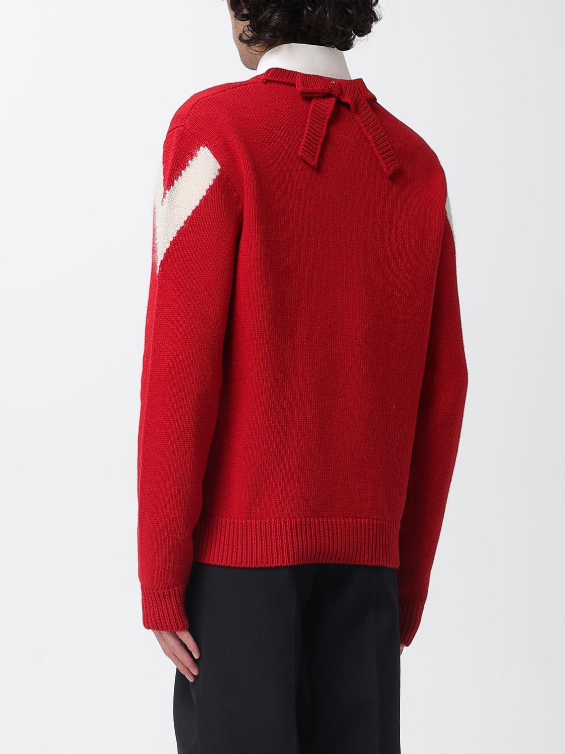 Valentino Valentino Sweater Men Ivory Size US M / EU 48-50 / 2 - 3 Thumbnail