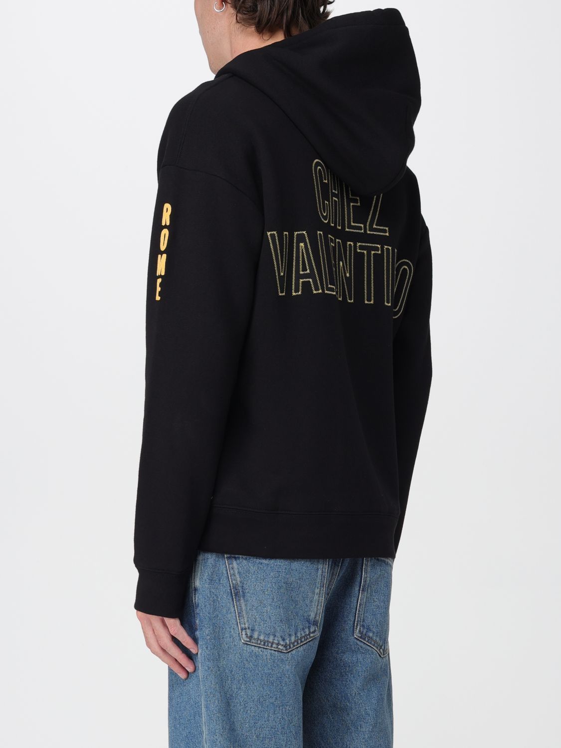 Valentino Valentino Sweatshirt Men Black Size US L / EU 52-54 / 3 - 3 Thumbnail