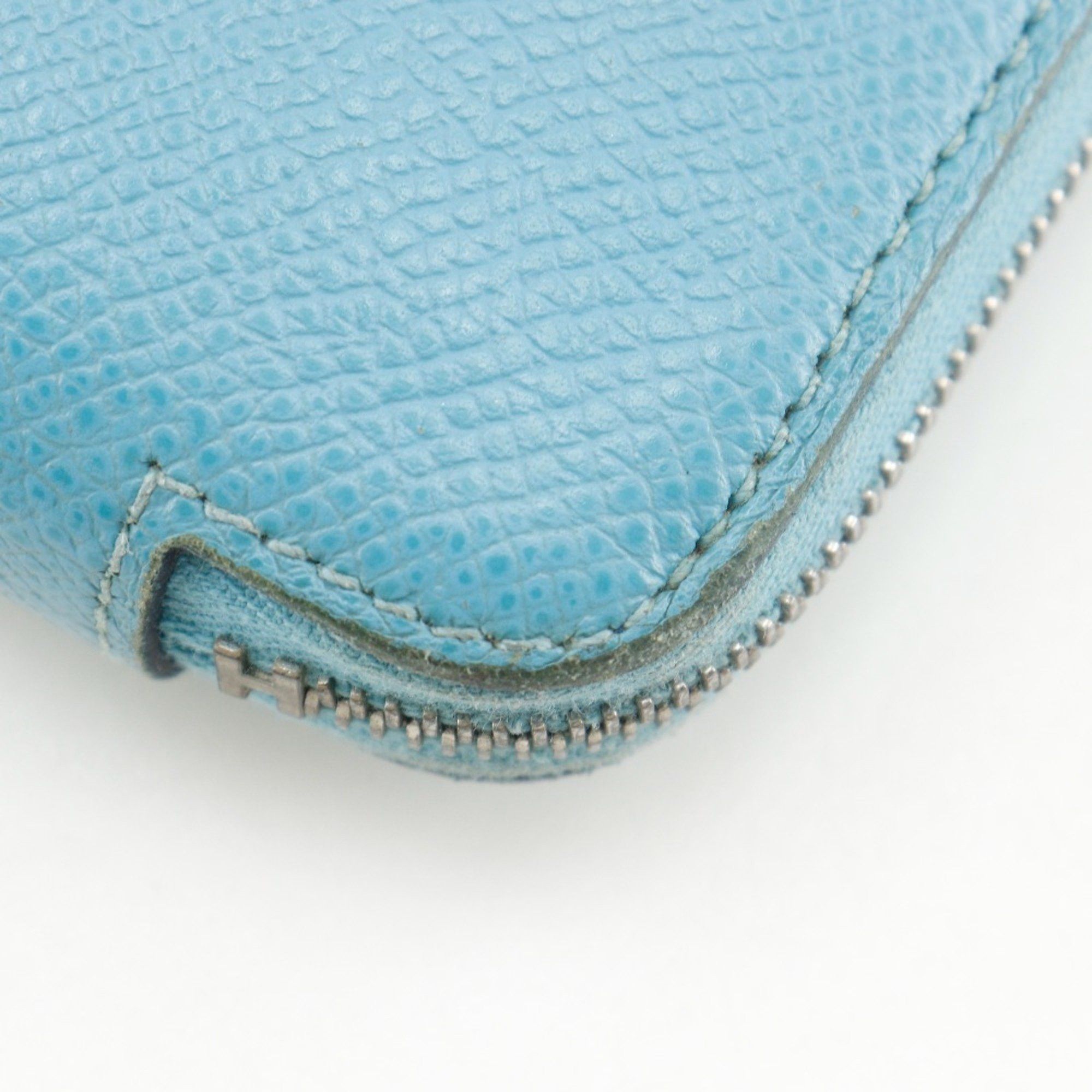 Hermes Hermes Hermès Azap Silk in Long Wallet, Epsom Leather, Blue du Nord, 2022, Women's, U Size ONE SIZE - 12 Thumbnail