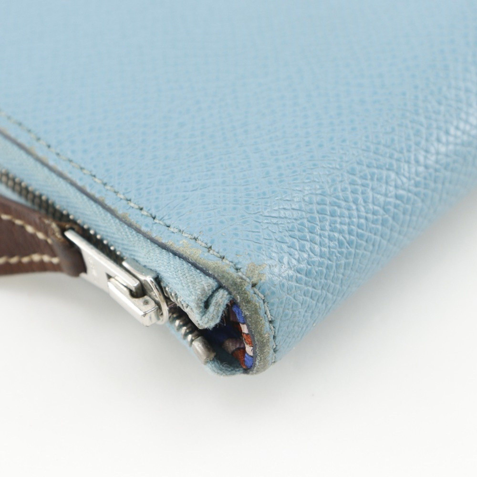 Hermes Hermes Hermès Azap Silk in Long Wallet, Epsom Leather, Blue du Nord, 2022, Women's, U Size ONE SIZE - 4 Thumbnail