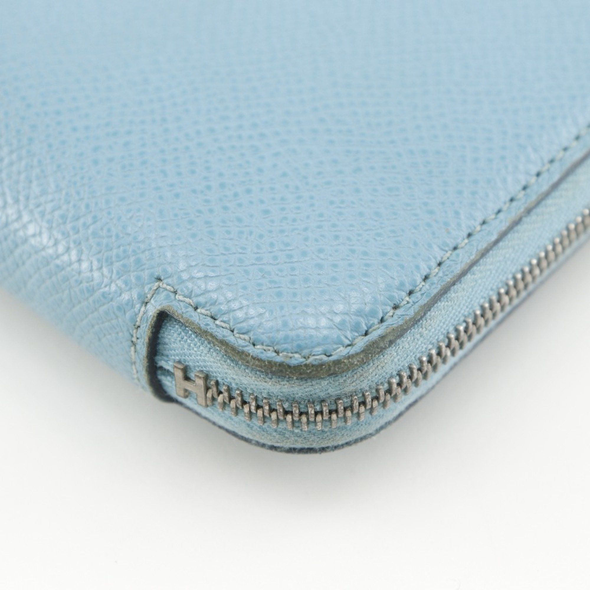 Hermes Hermes Hermès Azap Silk in Long Wallet, Epsom Leather, Blue du Nord, 2022, Women's, U Size ONE SIZE - 5 Thumbnail