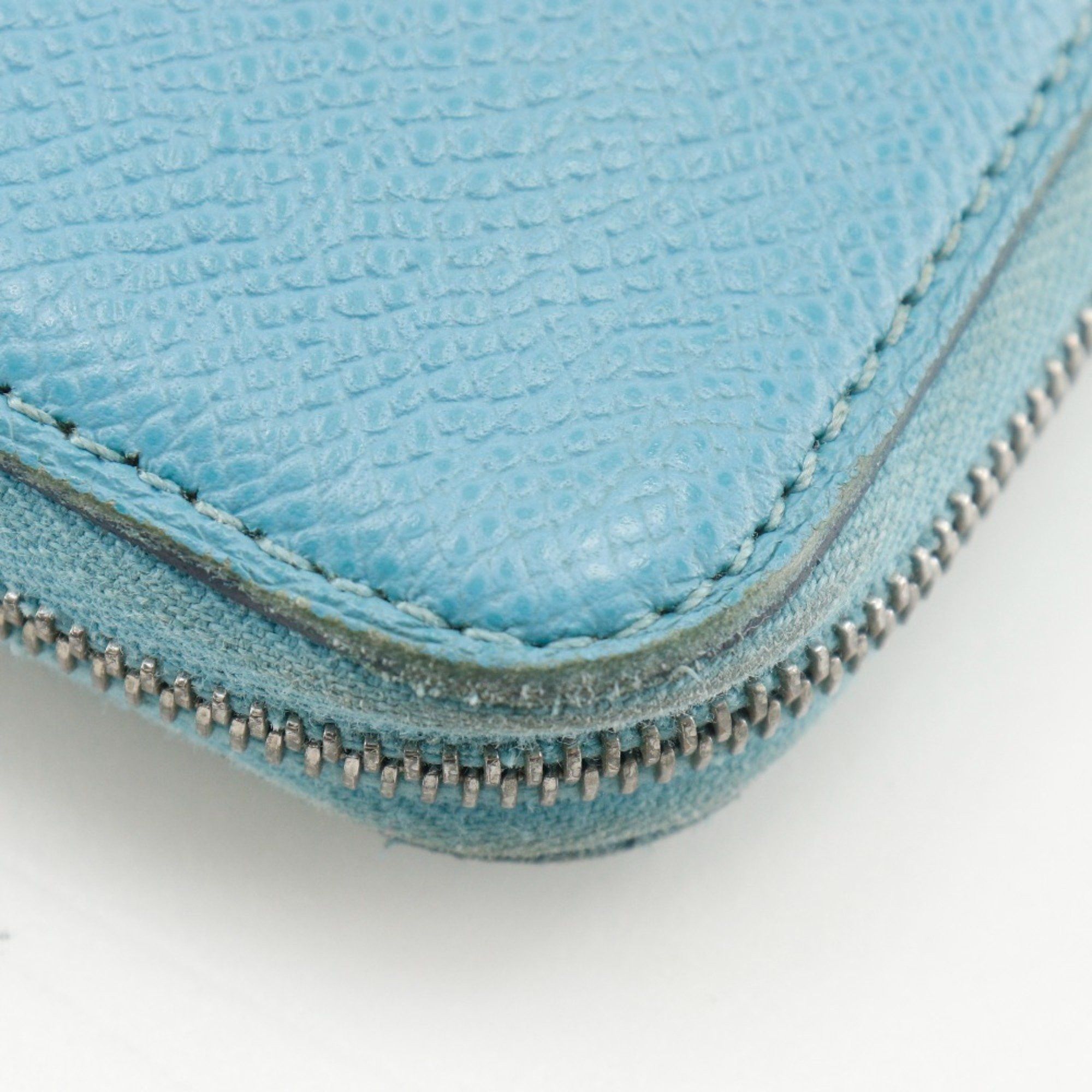 Hermes Hermes Hermès Azap Silk in Long Wallet, Epsom Leather, Blue du Nord, 2022, Women's, U Size ONE SIZE - 13 Thumbnail