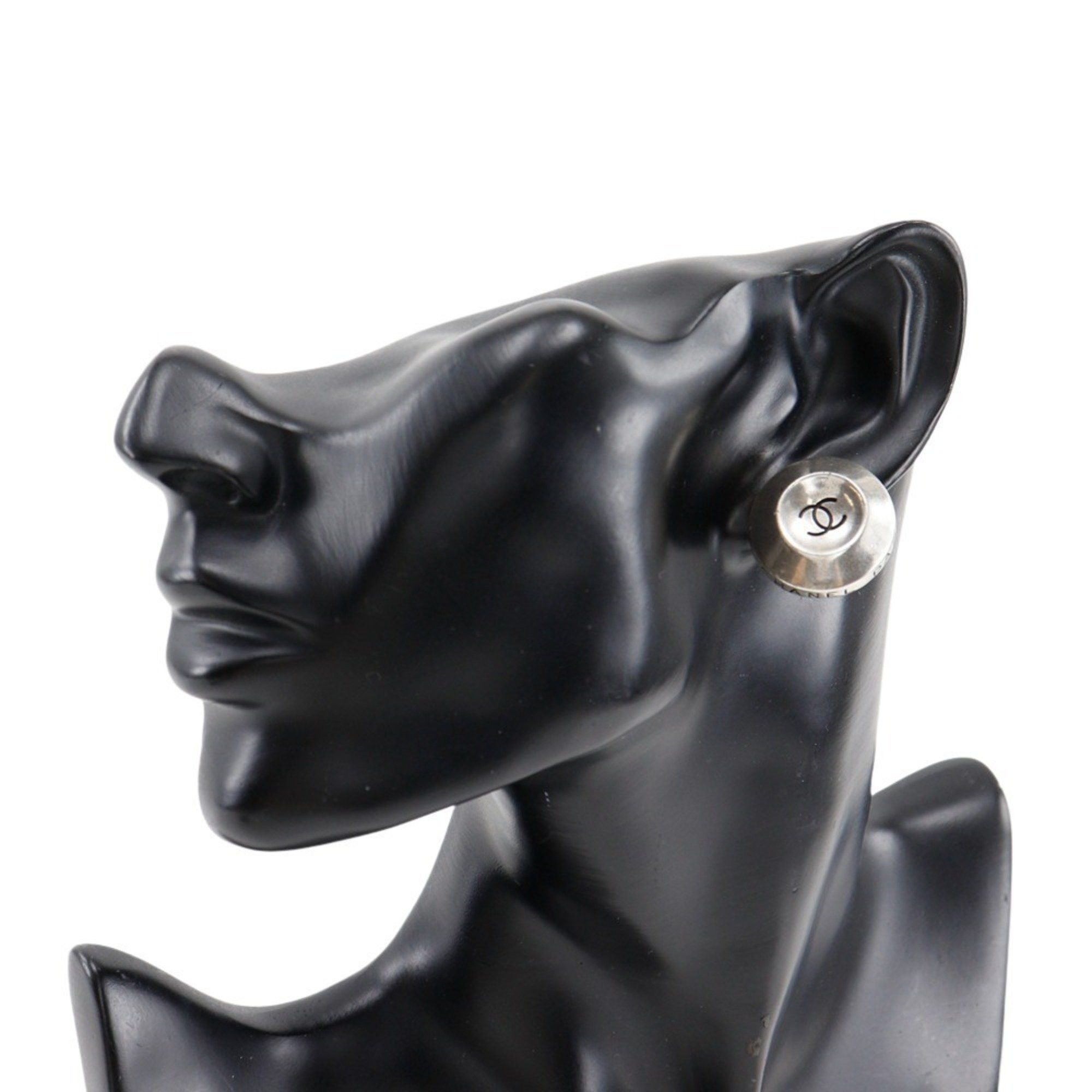 Chanel CHANEL COCO Mark Earrings, 1999, Silver, 99 Pieces, Approx. 19.1g, Mark, Women's Size ONE SIZE - 2 Thumbnail