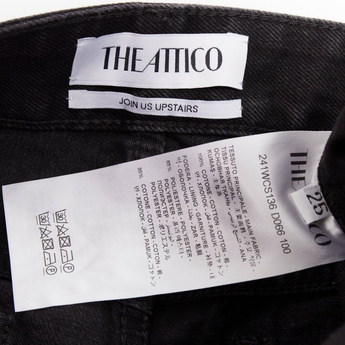 The Attico THE ATTICO Fay black cotton multi cargo pocket low rise mini skirt 25" Size 27" / US 4 / IT 40 - 8 Thumbnail