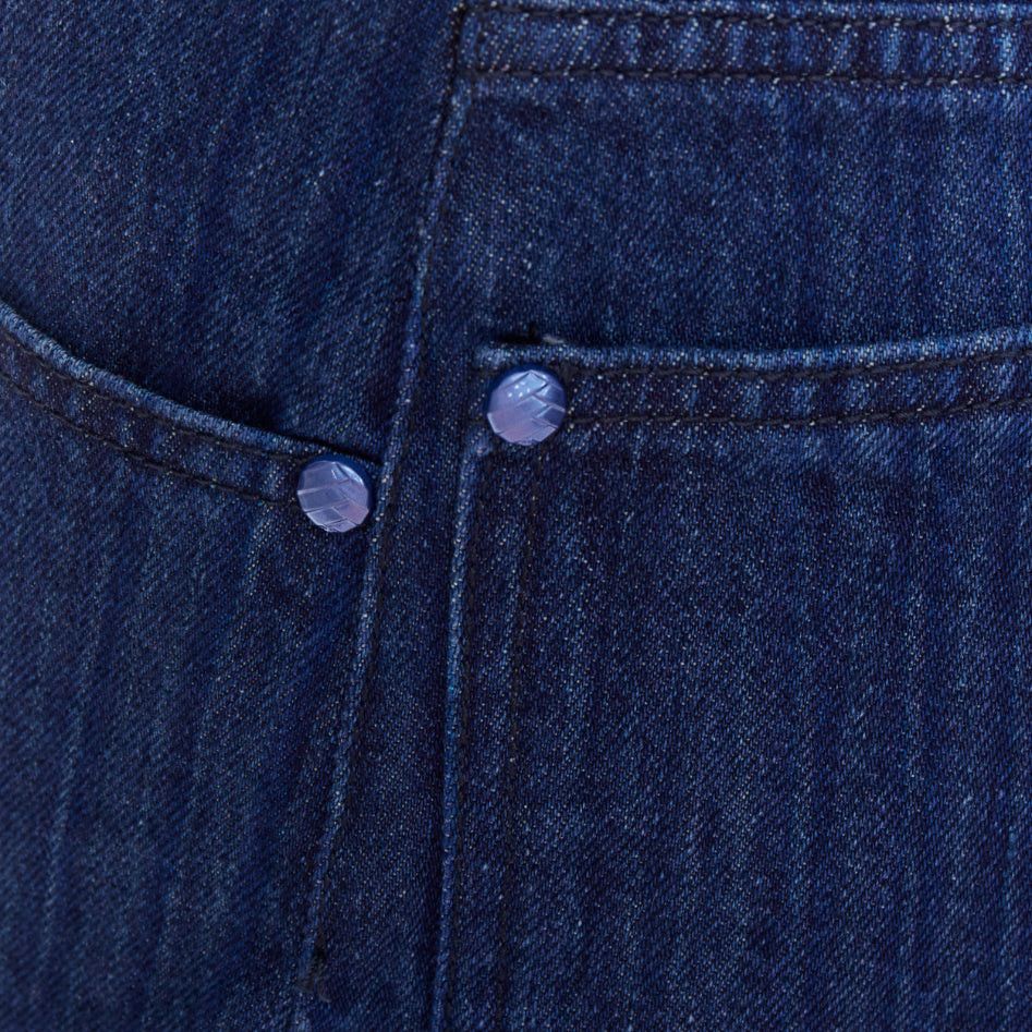 Chanel CHANEL blue CC logo woven trompe loeil denim high-rise shorts FR34 XS Size 26" / US 2 / IT 38 - 7 Thumbnail