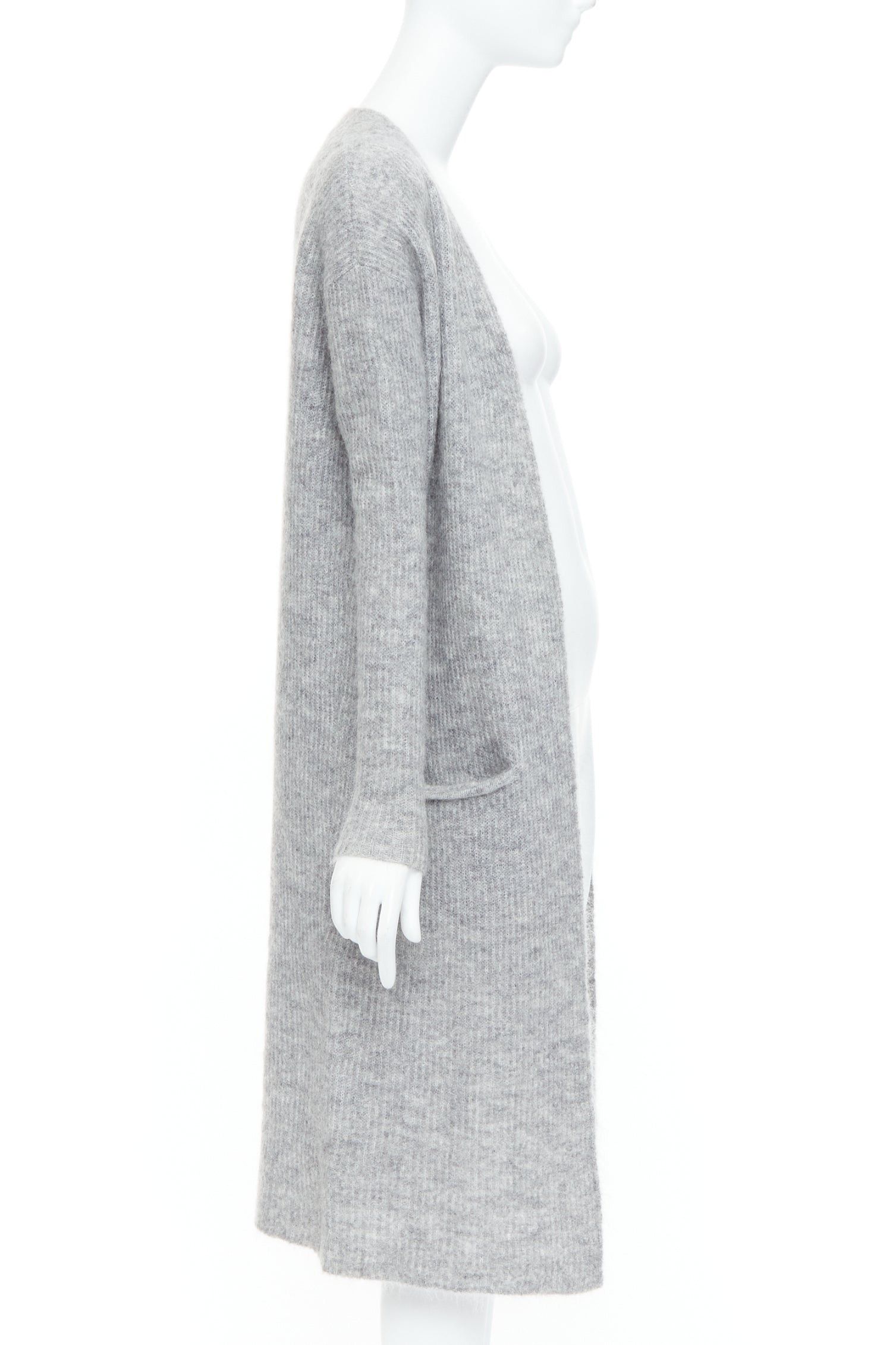 By Malene Birger BY MALENE BIRGER grey wool mohair blend long knit cardigan sweater XS Size S / US 4 / IT 40 - 4 Thumbnail