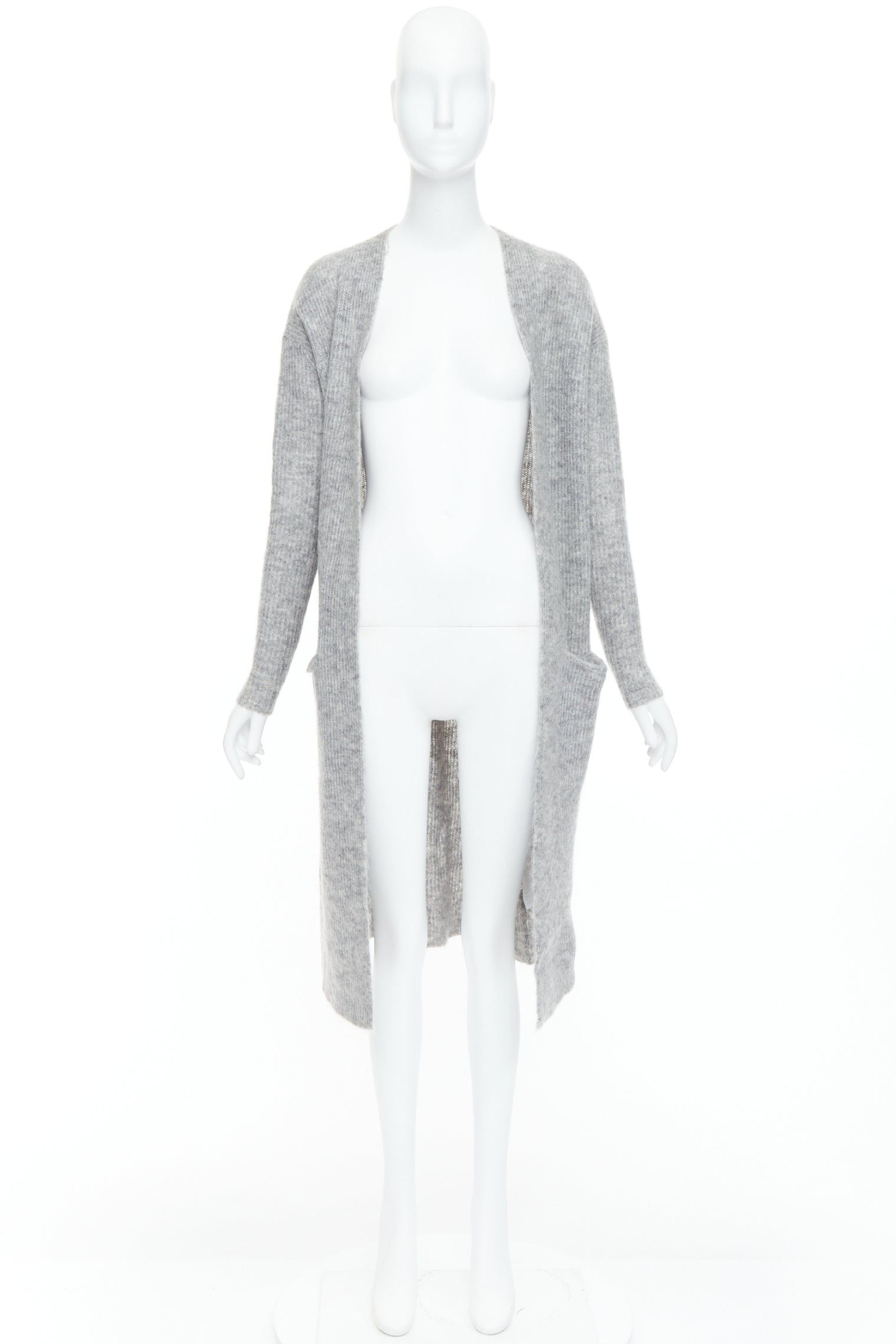 By Malene Birger BY MALENE BIRGER grey wool mohair blend long knit cardigan sweater XS Size S / US 4 / IT 40 - 9 Thumbnail