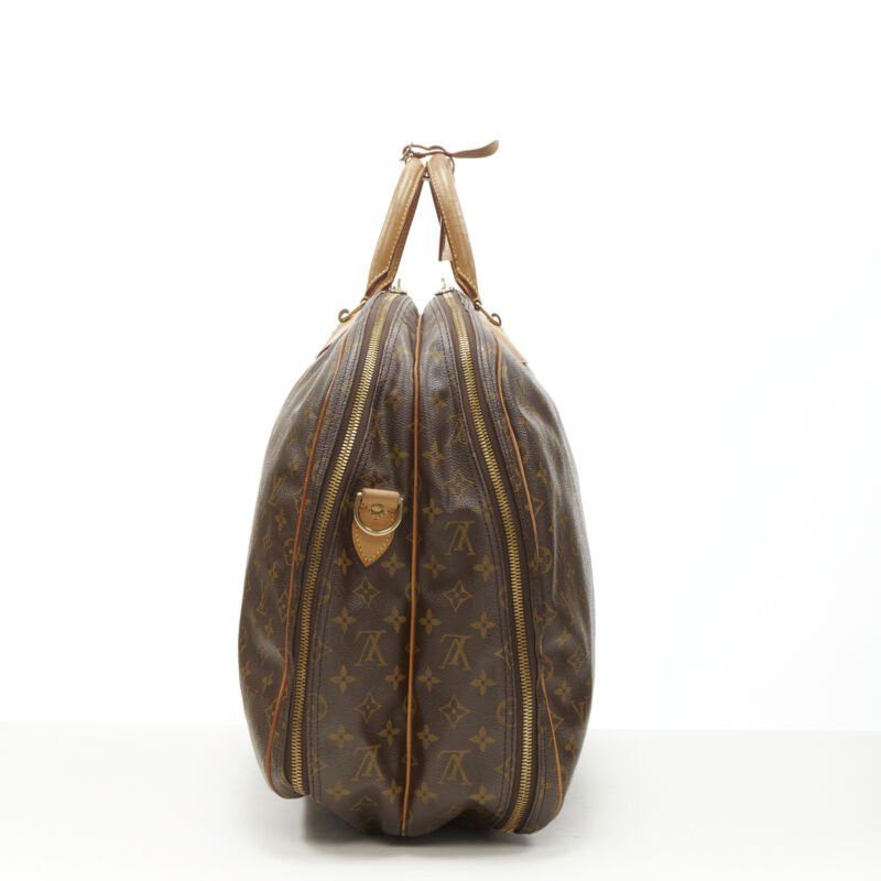 Louis Vuitton LOUIS VUITTON VIntage Alize brown monogram leather trim 2 compartment bag Size ONE SIZE - 3 Thumbnail