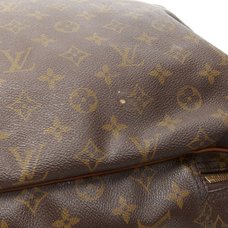 Louis Vuitton LOUIS VUITTON VIntage Alize brown monogram leather trim 2 compartment bag Size ONE SIZE - 9 Thumbnail