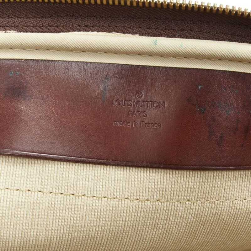 Louis Vuitton LOUIS VUITTON VIntage Alize brown monogram leather trim 2 compartment bag Size ONE SIZE - 10 Thumbnail