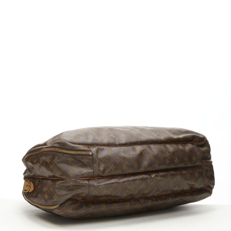 Louis Vuitton LOUIS VUITTON VIntage Alize brown monogram leather trim 2 compartment bag Size ONE SIZE - 5 Thumbnail
