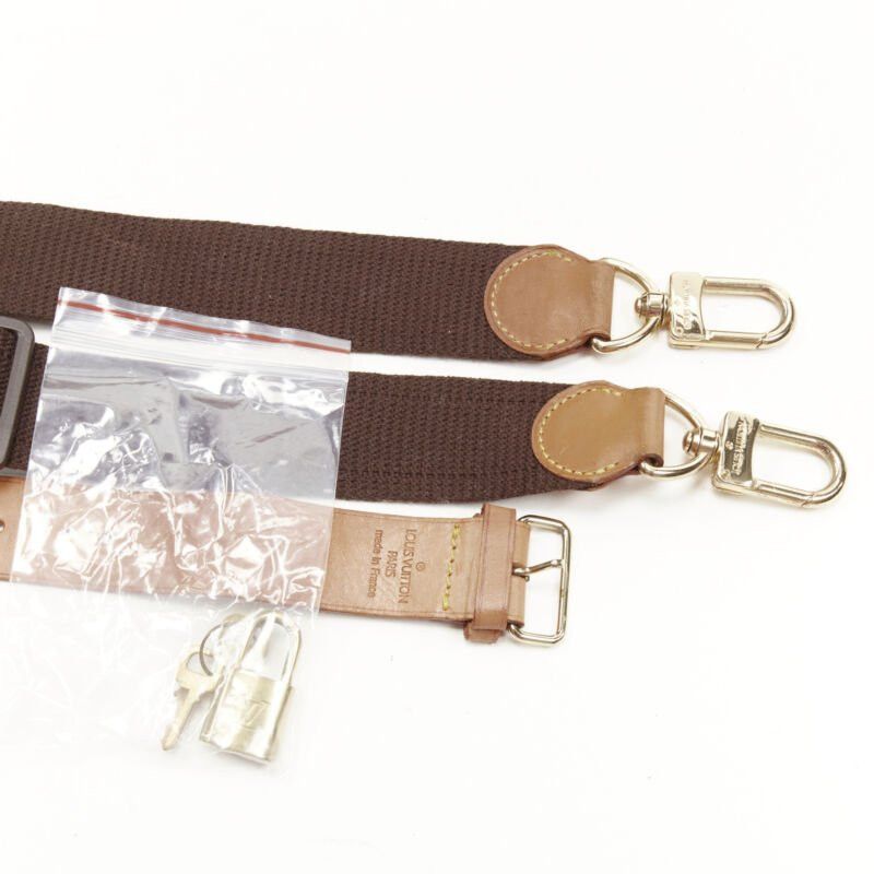 Louis Vuitton LOUIS VUITTON VIntage Alize brown monogram leather trim 2 compartment bag Size ONE SIZE - 12 Thumbnail
