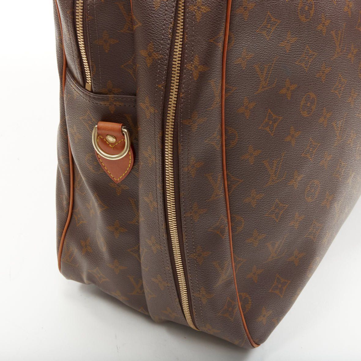 Louis Vuitton LOUIS VUITTON VIntage Alize brown monogram leather trim 2 compartment bag Size ONE SIZE - 6 Thumbnail