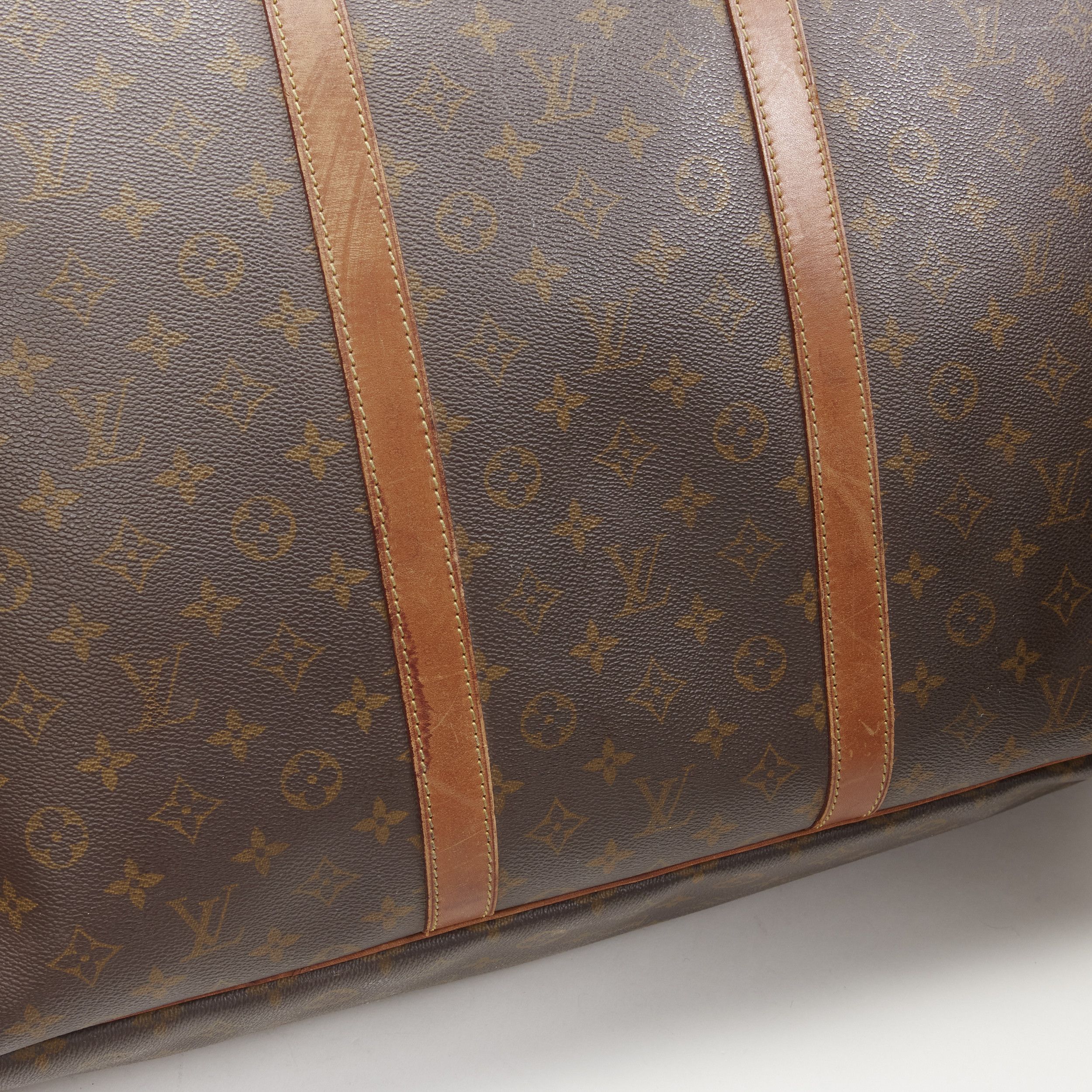 Louis Vuitton LOUIS VUITTON Sirius 70 brown LV monogram canvas large travel bag Size ONE SIZE - 7 Thumbnail