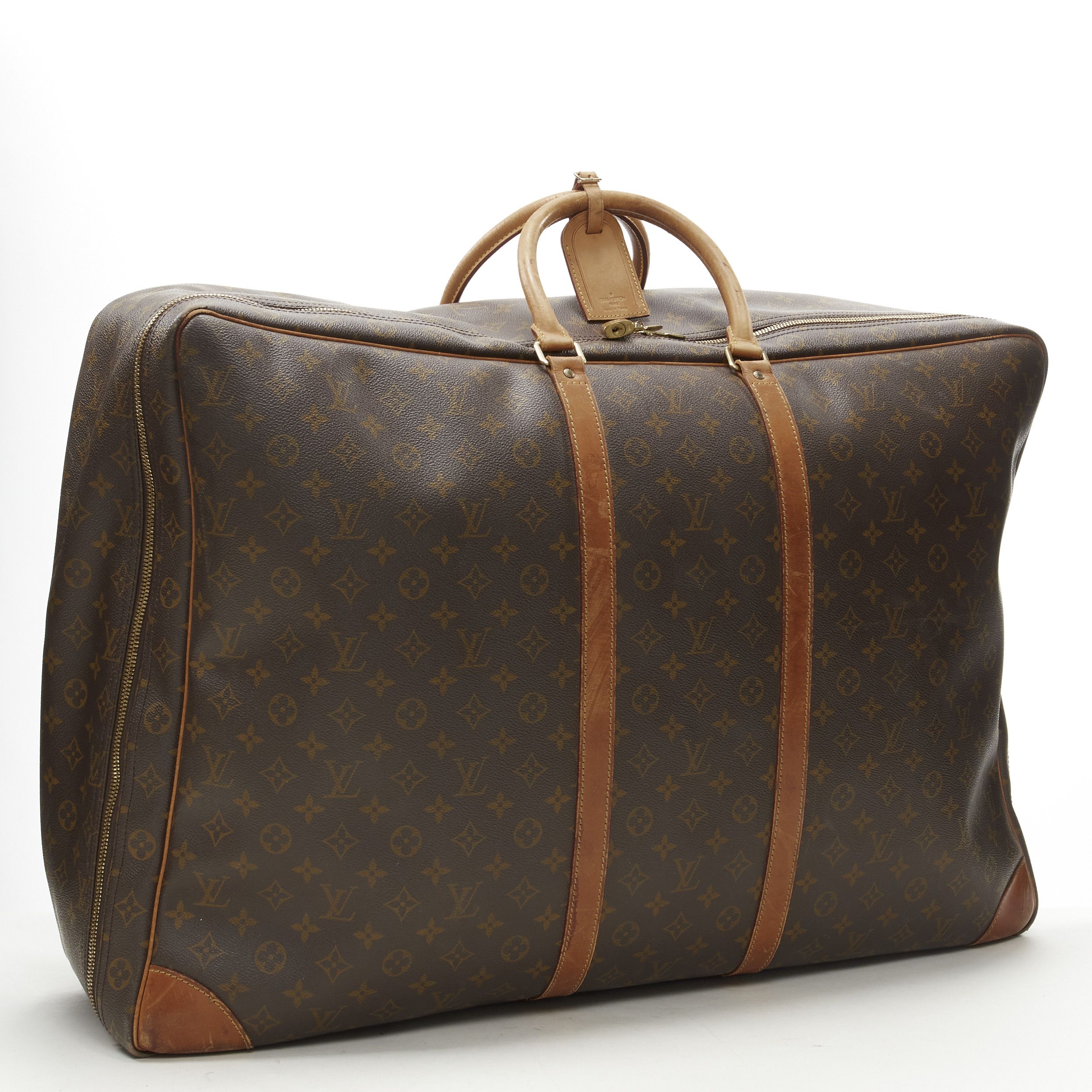 Louis Vuitton LOUIS VUITTON Sirius 70 brown LV monogram canvas large travel bag Size ONE SIZE - 2 Thumbnail