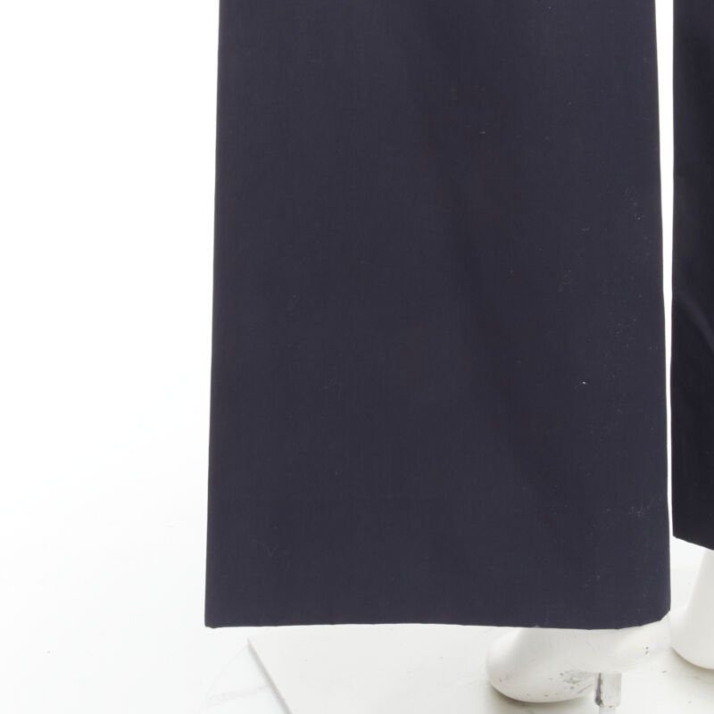 Jean Paul Gaultier JEAN PAUL GAULTIER Vintage navy silver button wide leg nautical pants IT42 M Size 28" / US 6 / IT 42 - 7 Thumbnail