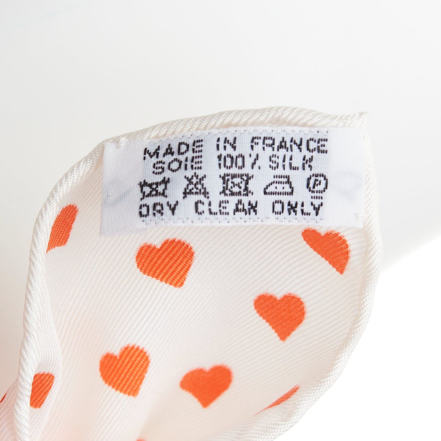 Hermes HERMES 2017 Bride de Gala 90 orange white heart barrcco small scarf Size ONE SIZE - 7 Thumbnail