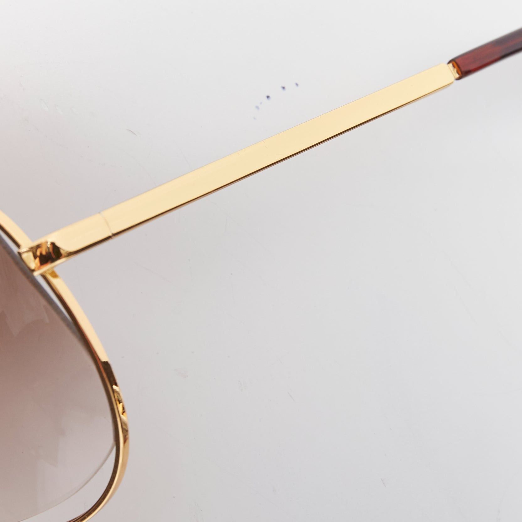 Maison Margiela MAISON MARTIN MARGIELA MYKITA MMM02G gold cut out aviators Size ONE SIZE - 6 Thumbnail