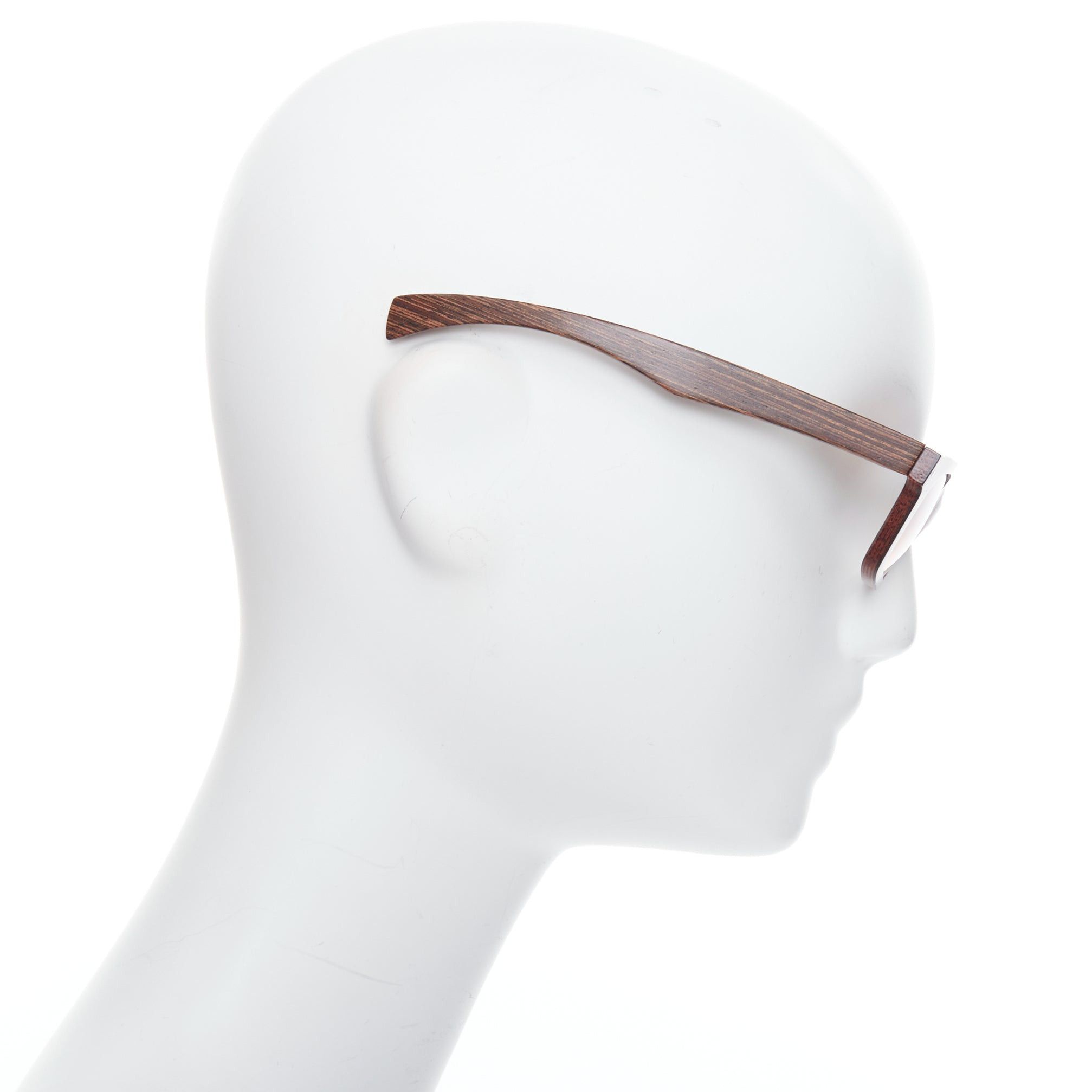 Other GOLD & WOOD B08.2 brown wood ombre lens spring sunglasses Size ONE SIZE - 4 Thumbnail