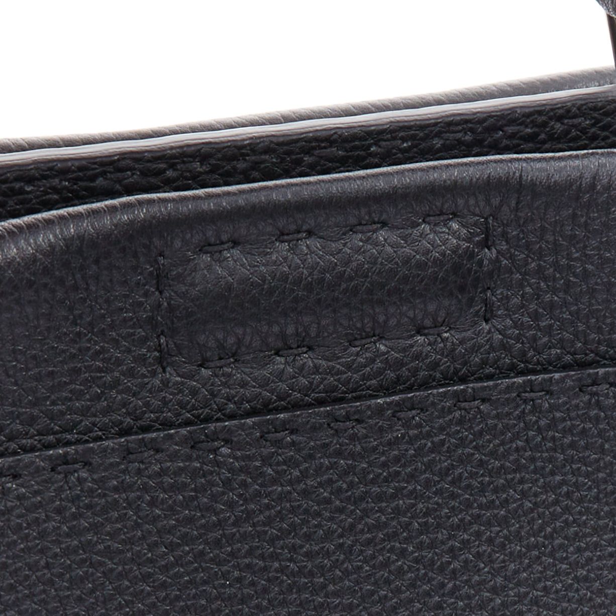 Fendi FENDI Peekaboo black topstitch selleria monster eye crossbody briefcase Size ONE SIZE - 8 Thumbnail